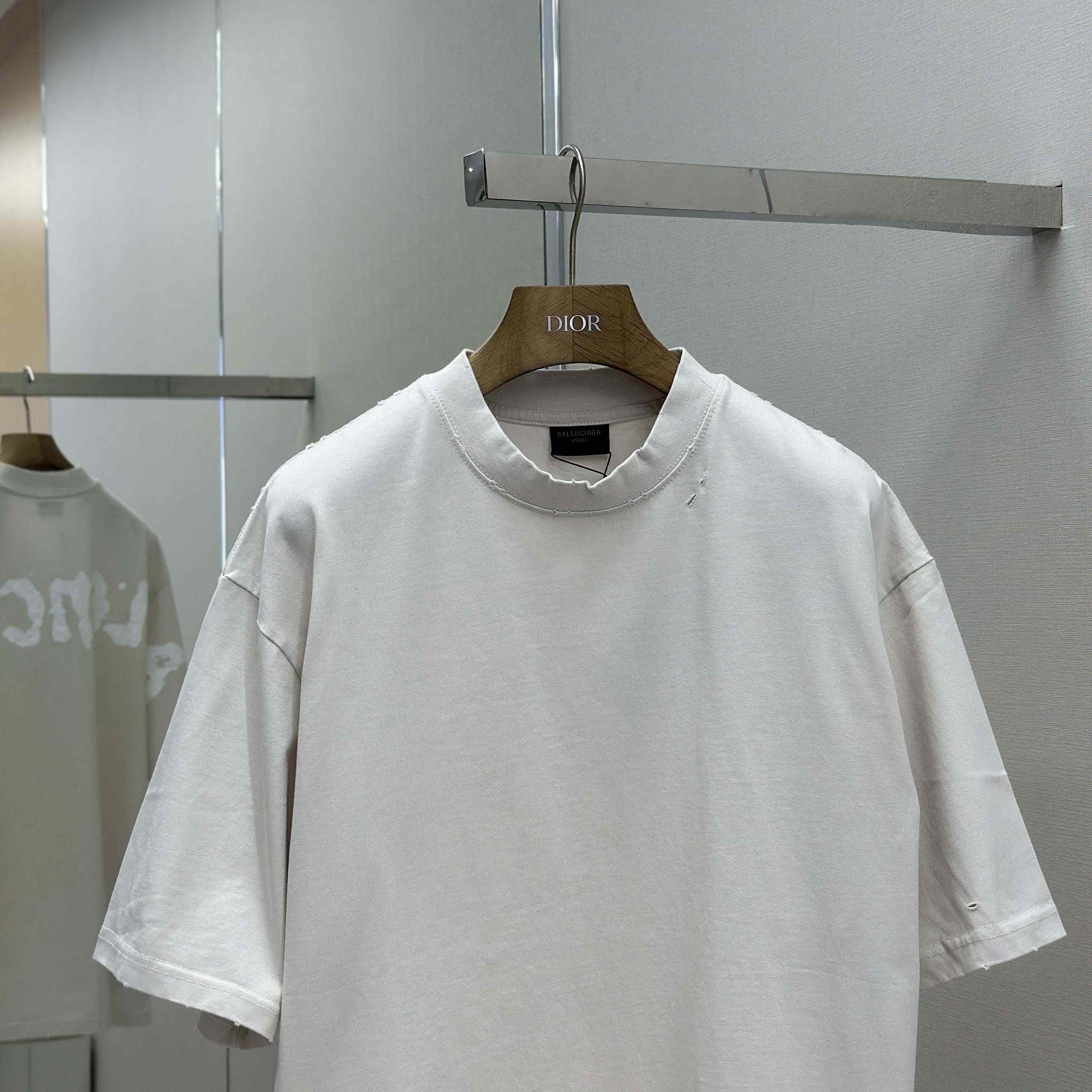 Balenciaga Painted T-Shirt Medium Fit - DopestKickz