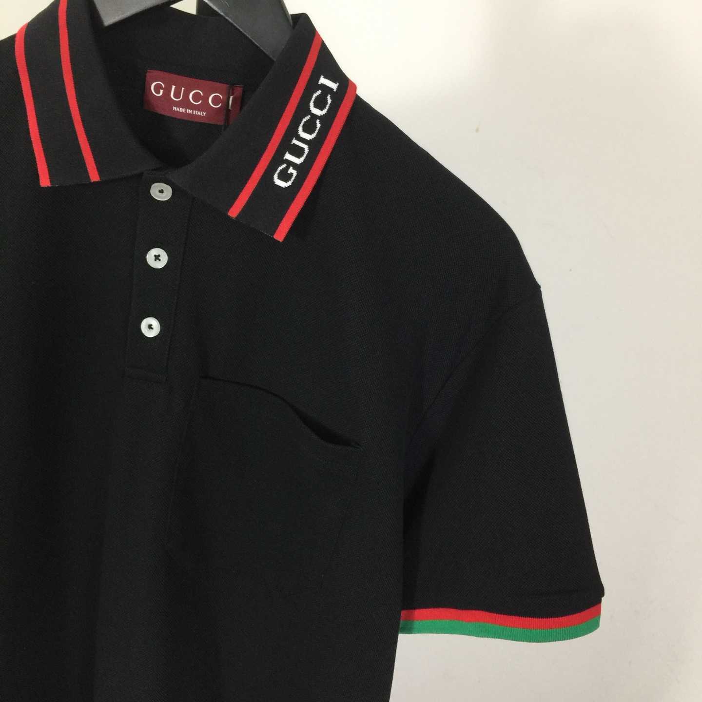 Gucci Cotton Piquet Polo Shirt - DopestKickz