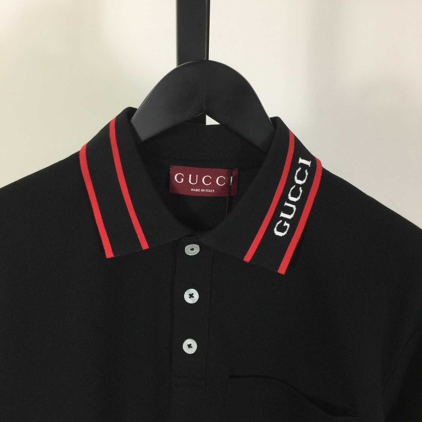 Gucci Cotton Piquet Polo Shirt - DopestKickz