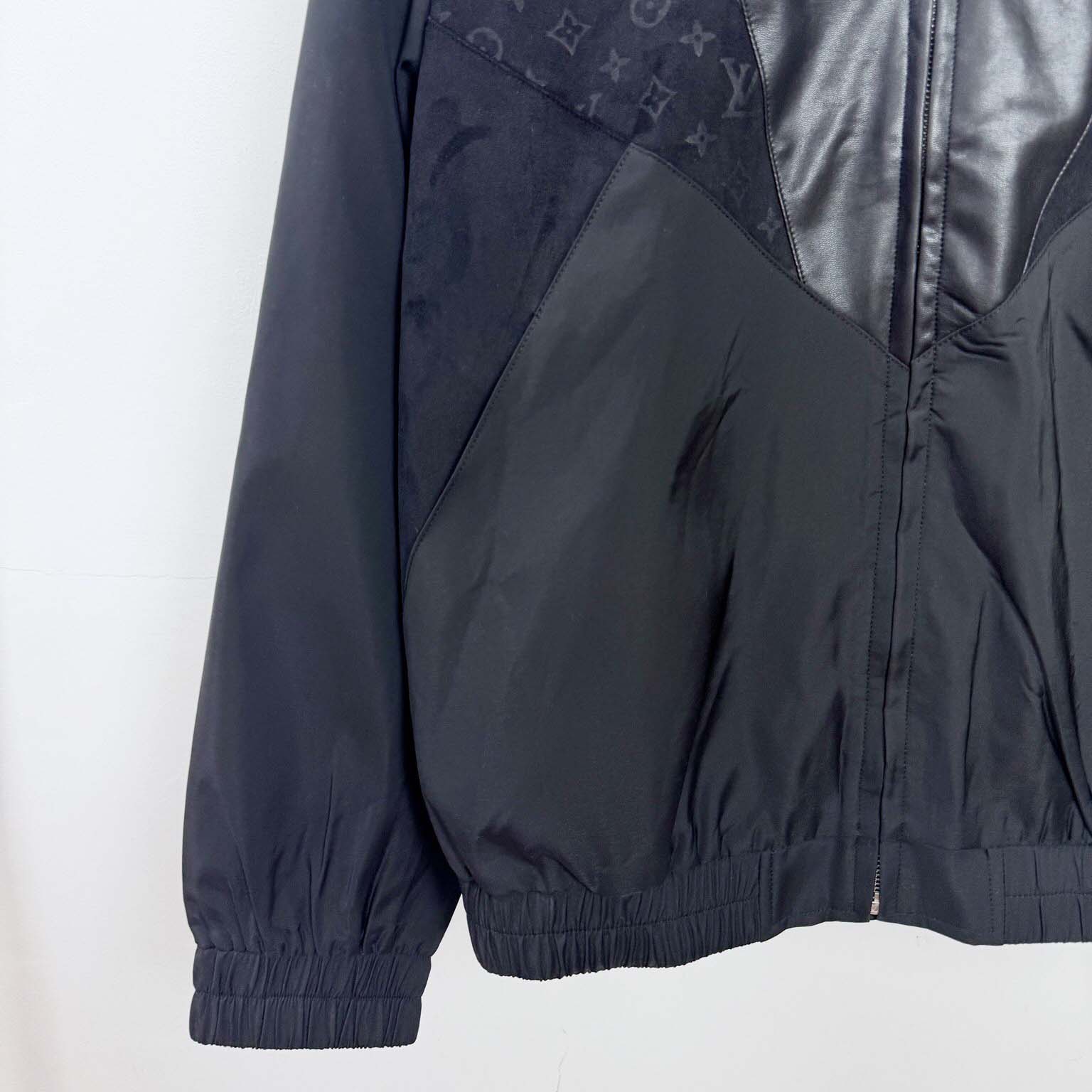 Louis Vuitton Leather Mix Track Top   1AHVM1 - DopestKickz