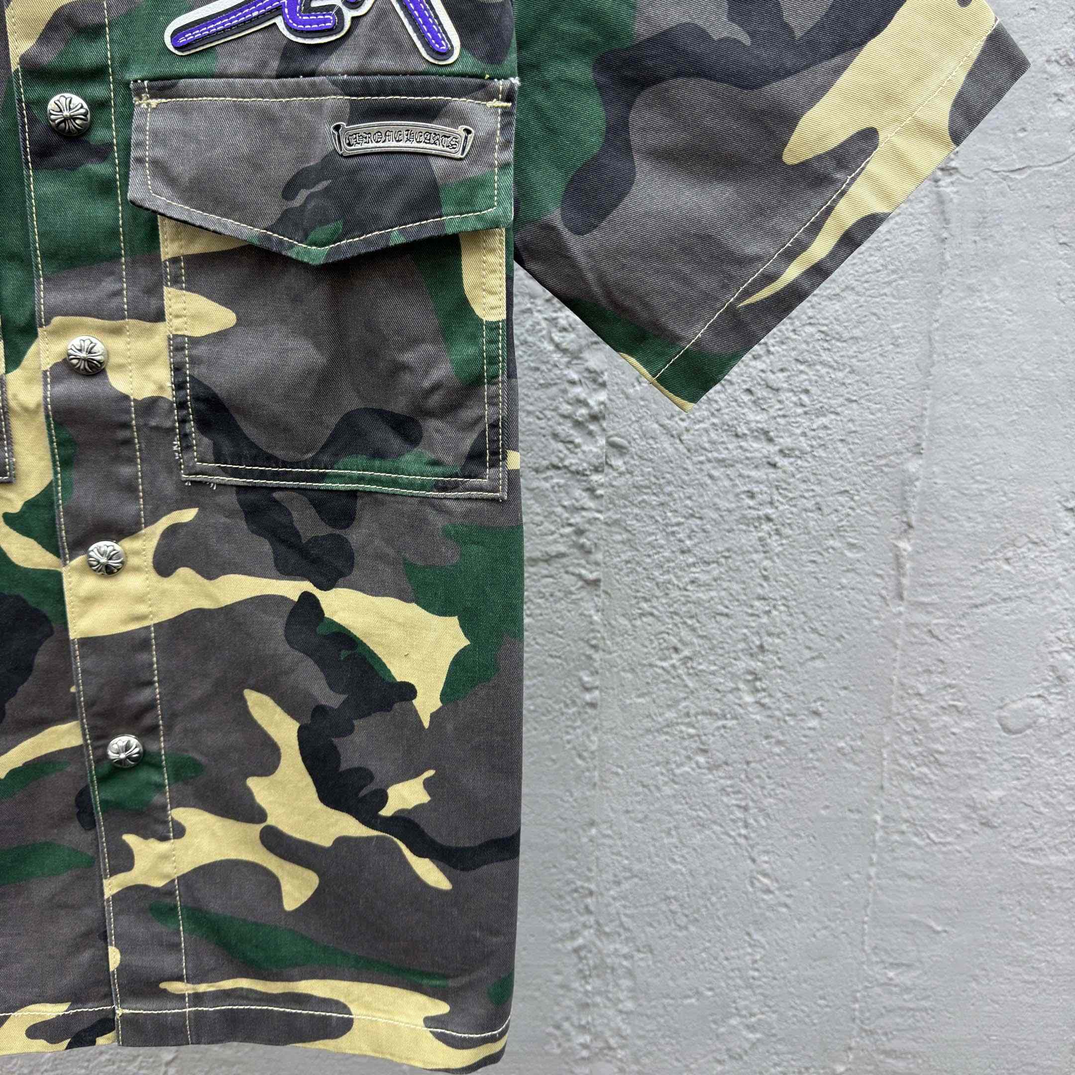Chrome Hearts Sex Records Button Up Shirt - DopestKickz