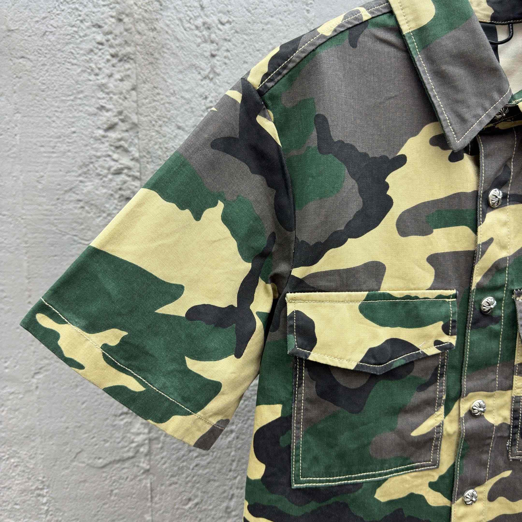 Chrome Hearts Sex Records Button Up Shirt - DopestKickz
