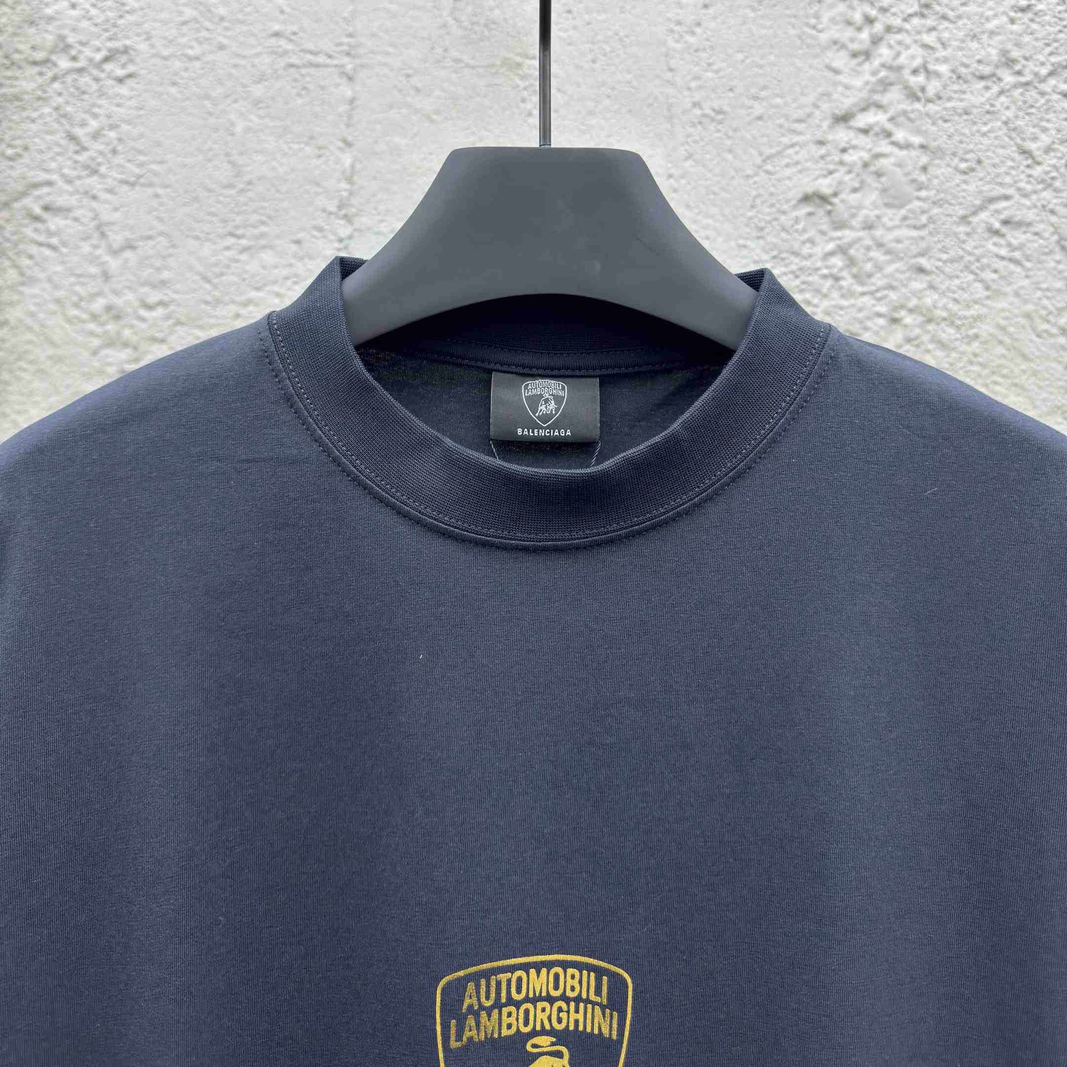 Balenciaga I Automobili Lamborghini Oversized T-Shirt inFaded Black  - DopestKickz