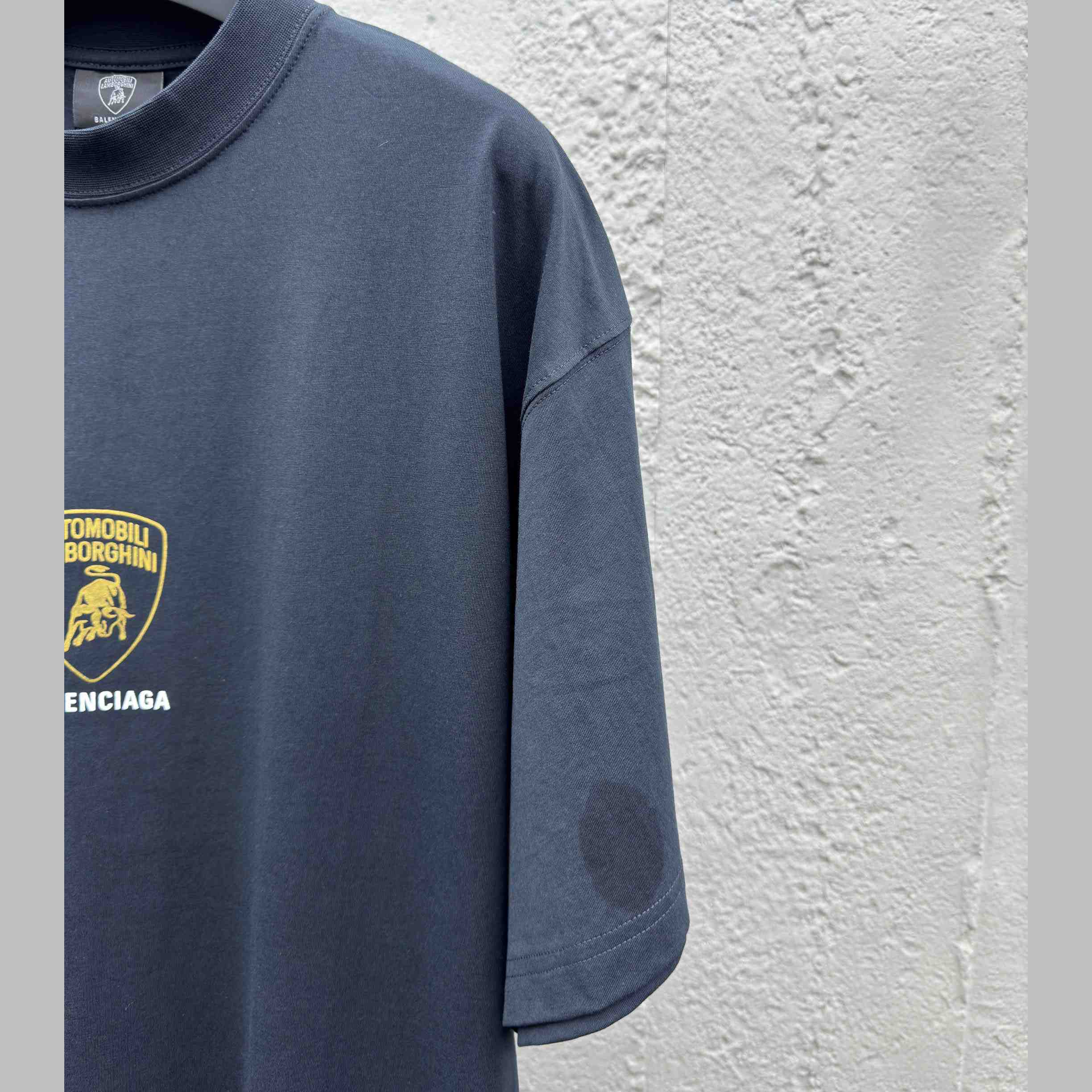 Balenciaga I Automobili Lamborghini Oversized T-Shirt inFaded Black  - DopestKickz
