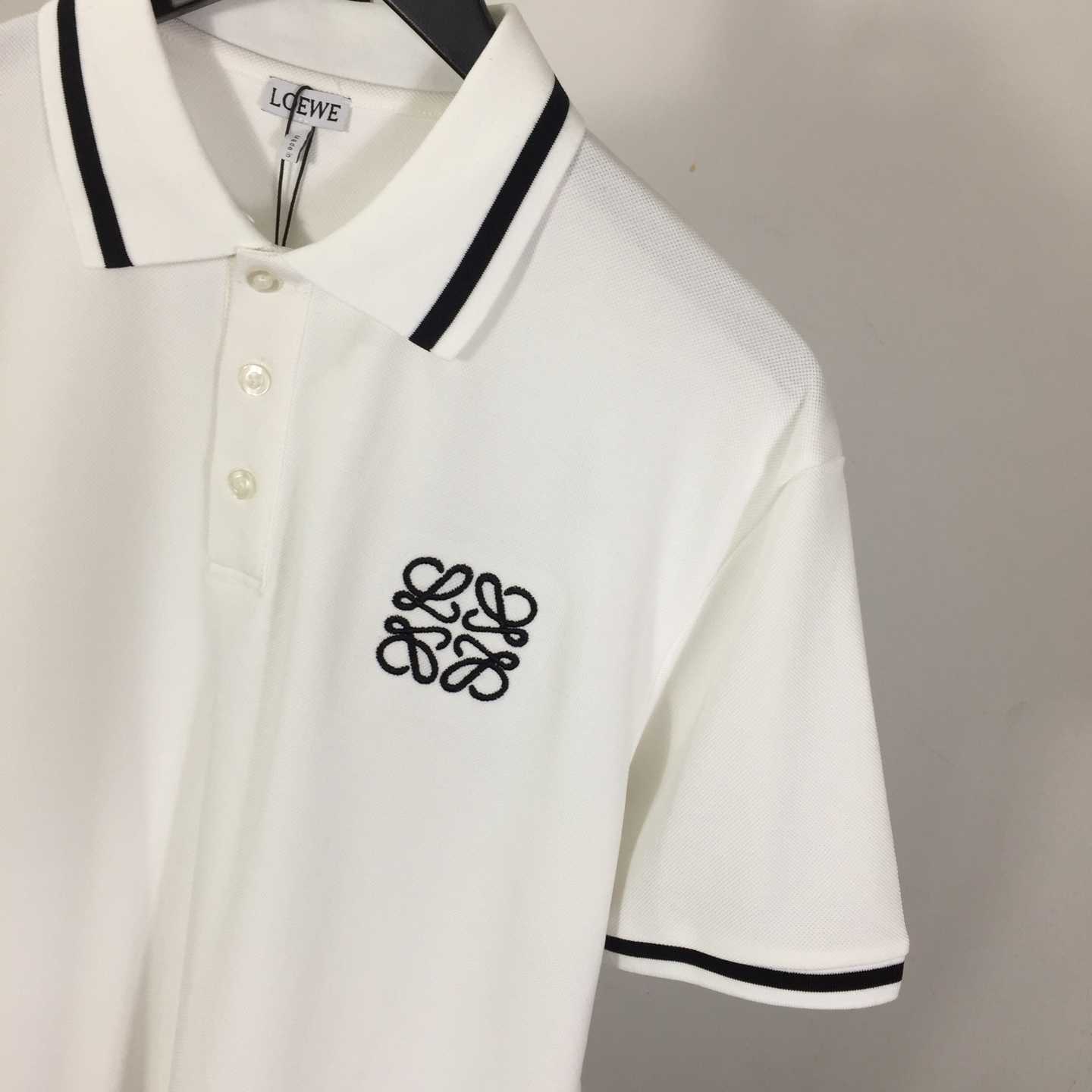 Loewe Logo Cotton Polo Shirt - DopestKickz