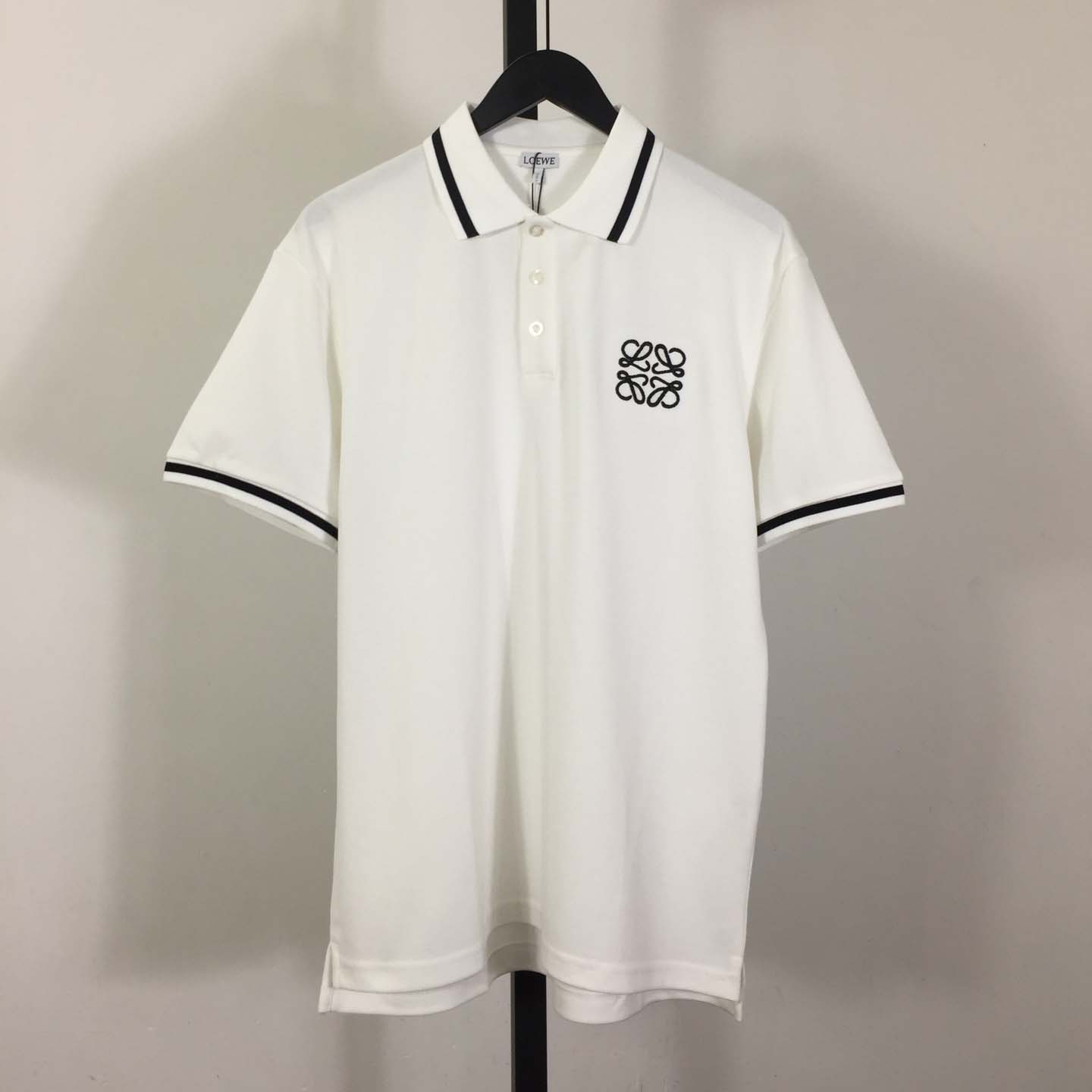 Loewe Logo Cotton Polo Shirt - DopestKickz
