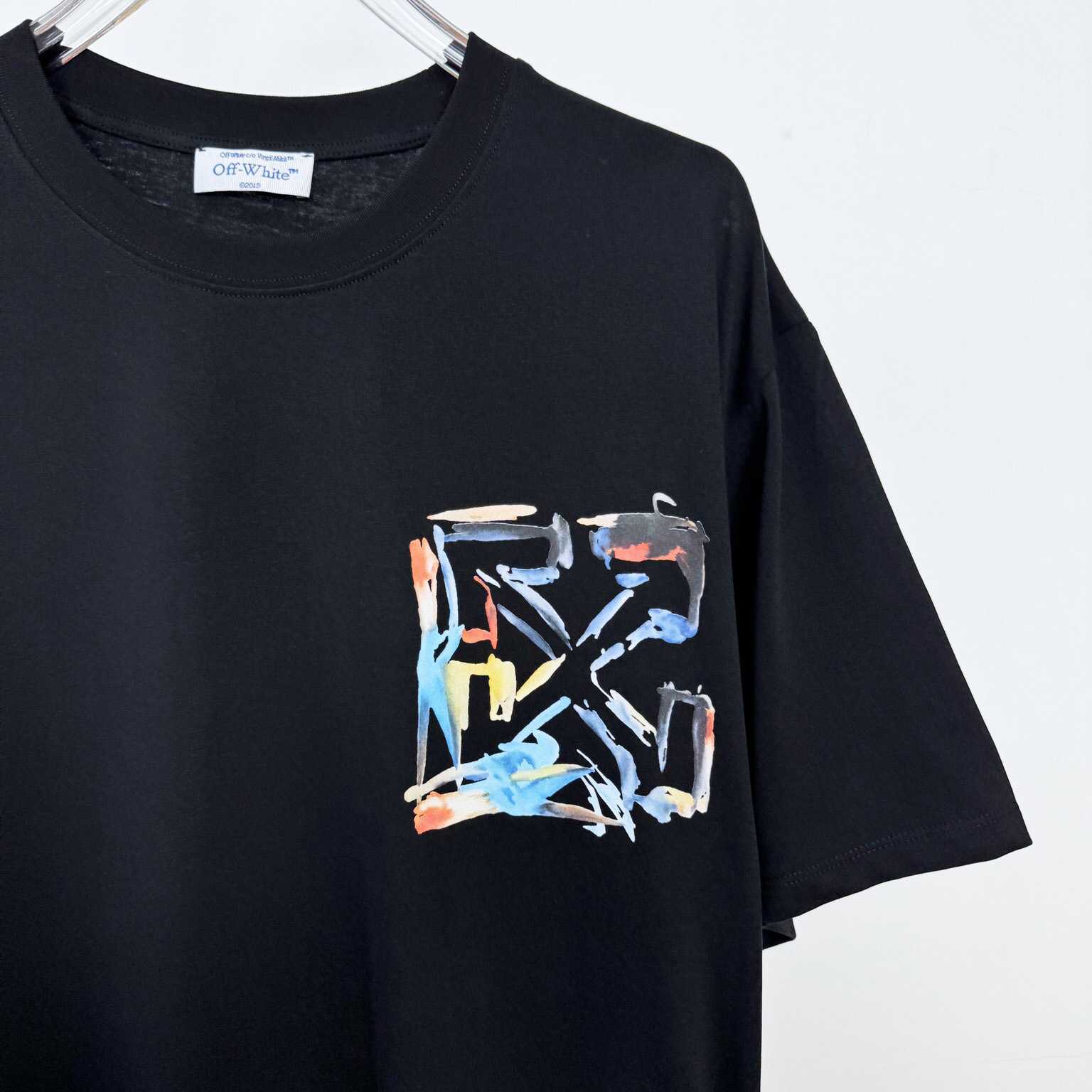 Off-White Watercolor Arrow T-Shirt - DopestKickz