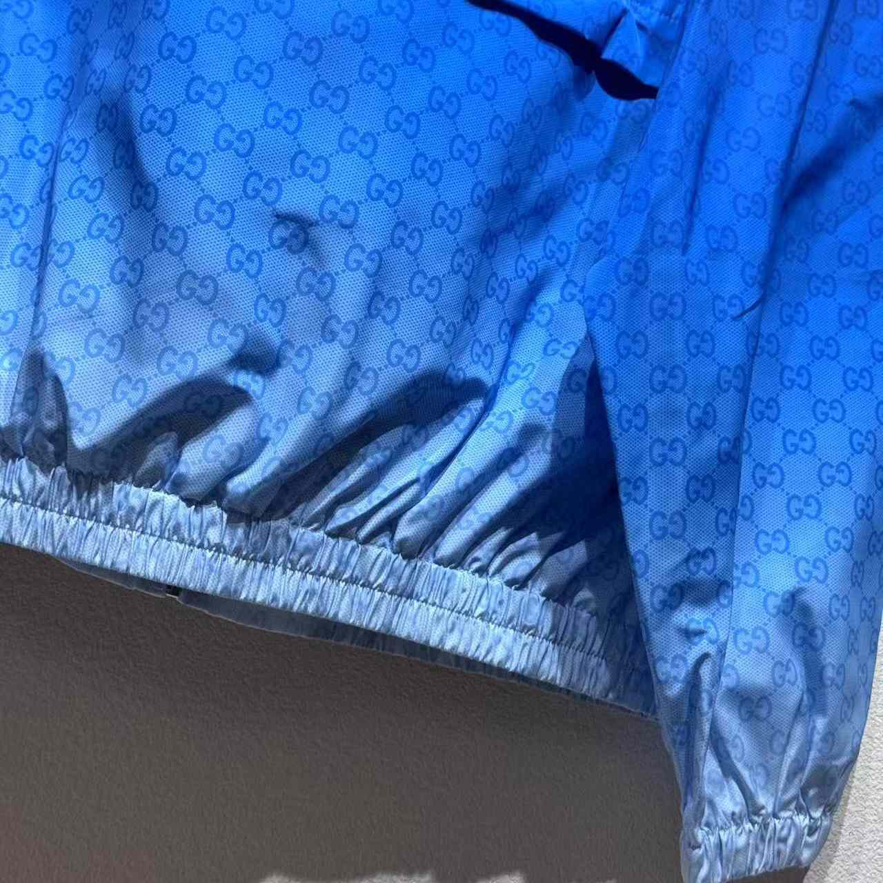 Gucci Printed Technical Poplin Zip Jacket - DopestKickz