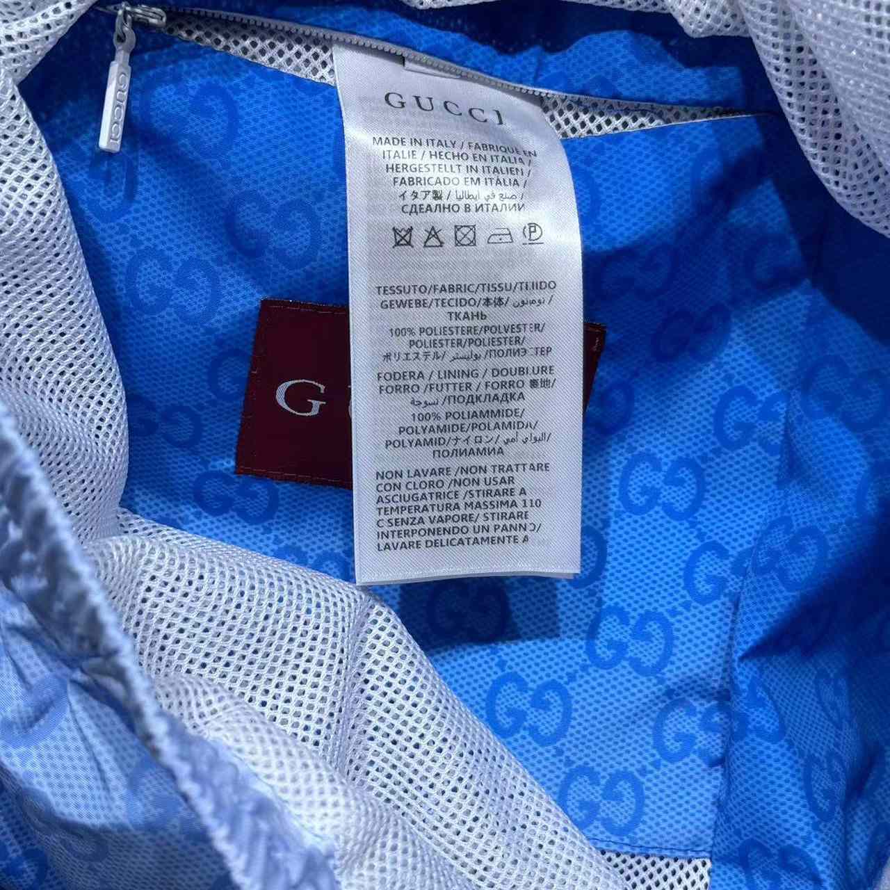 Gucci Printed Technical Poplin Zip Jacket - DopestKickz
