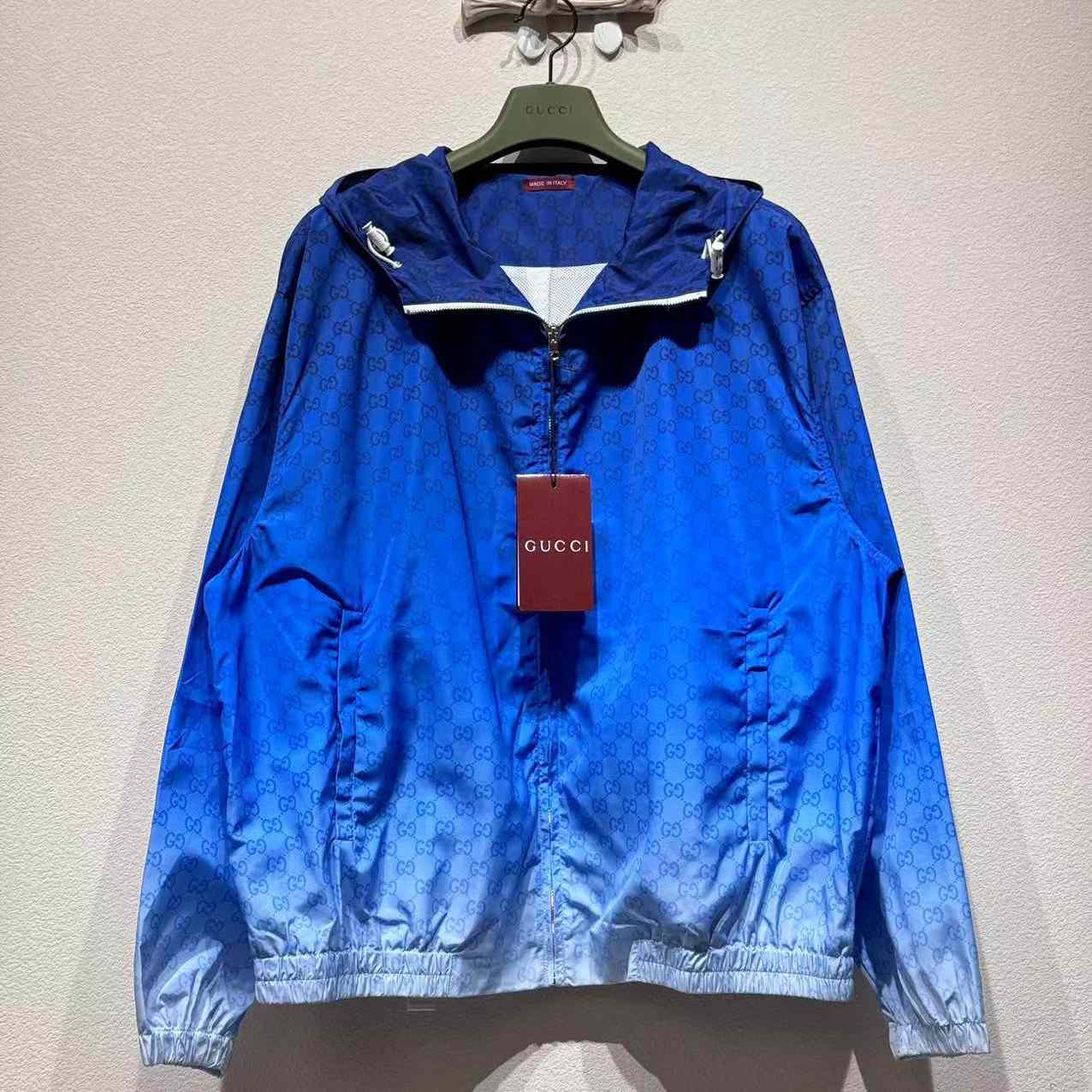 Gucci Printed Technical Poplin Zip Jacket - DopestKickz