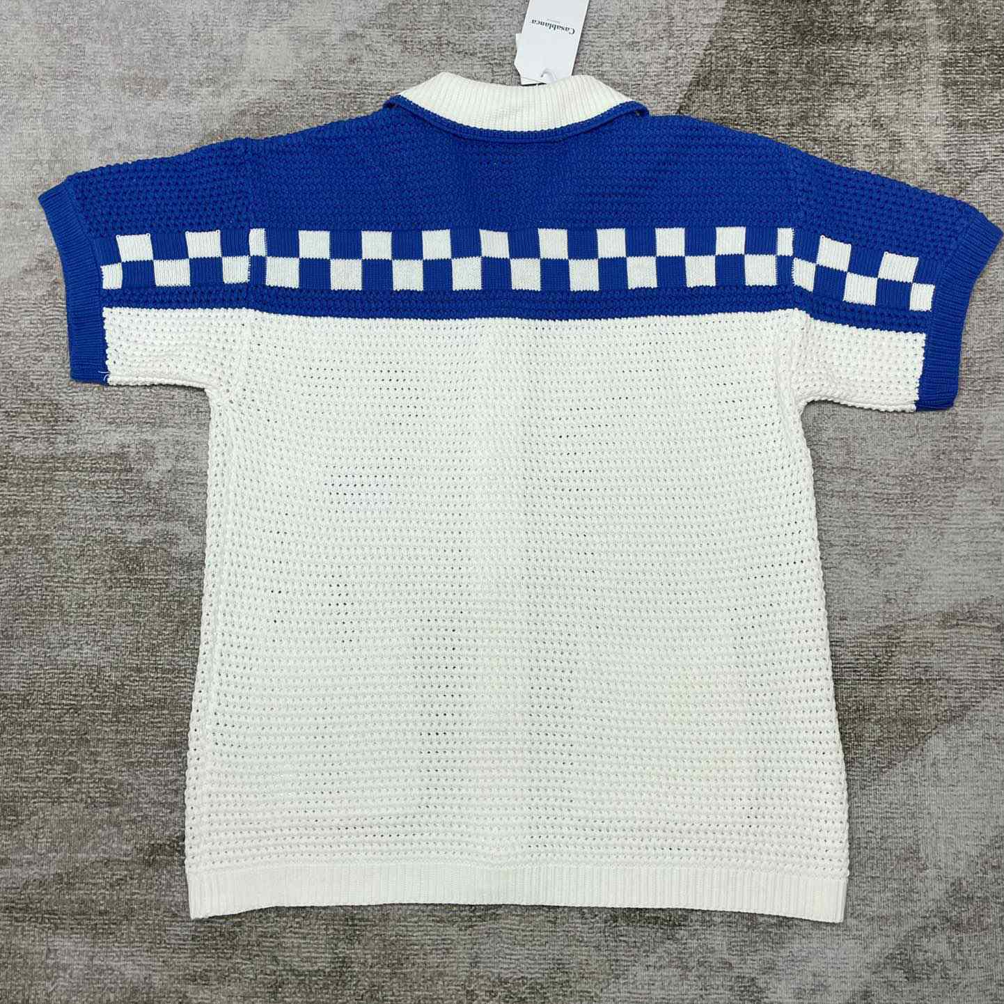 Casablanca Knit Polo Shirt   m1034 YF2001   (50% Off Sale) - DopestKickz