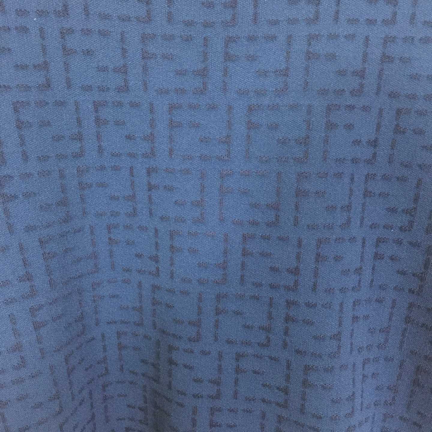 Fendi Blue Cotton FF Selleria Pullover - DopestKickz