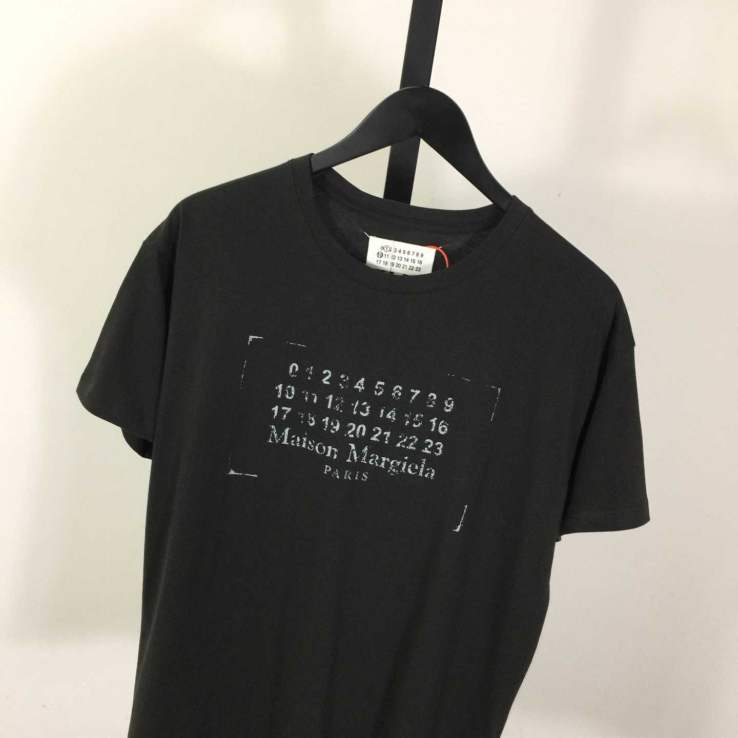 Maison Margiela Printed cotton-jersey T-shirt - DopestKickz