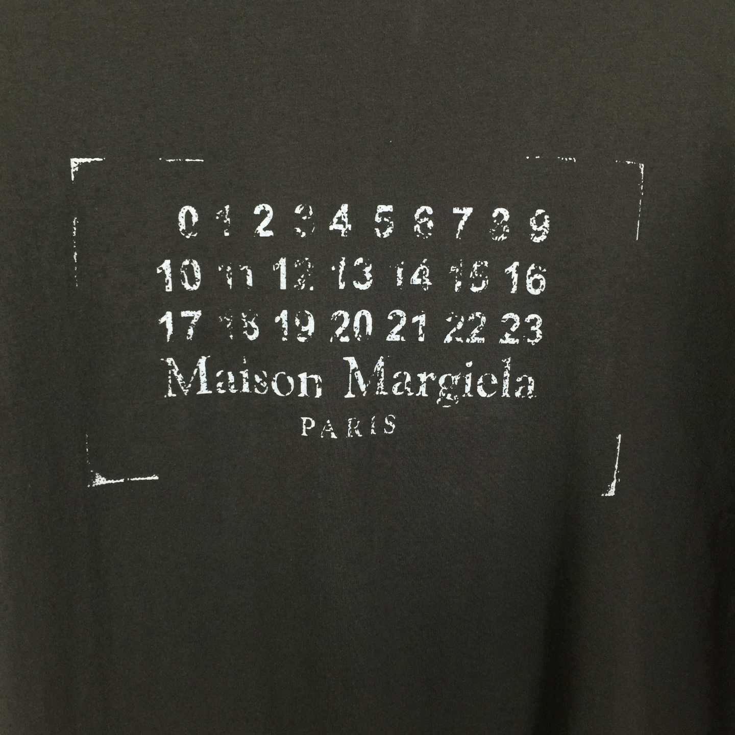 Maison Margiela Printed cotton-jersey T-shirt - DopestKickz