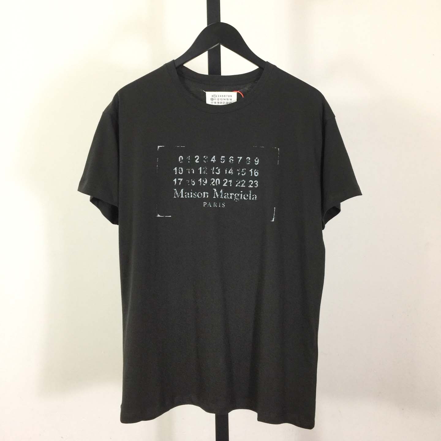Maison Margiela Printed cotton-jersey T-shirt - DopestKickz