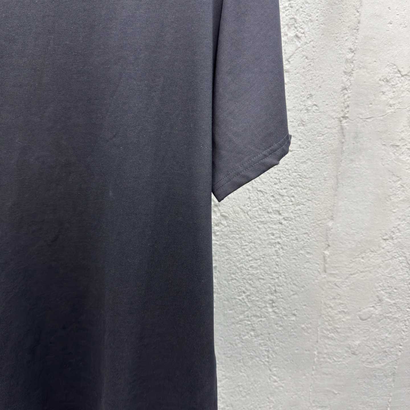 Balenciaga Security Tape Logo T-Shirt Oversized In Black - DopestKickz
