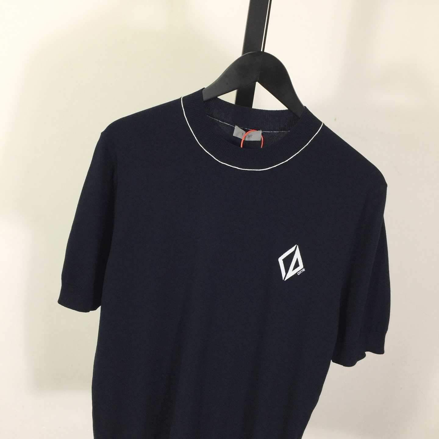 Dior CD Diamond Short-Sleeved Sweater  - DopestKickz