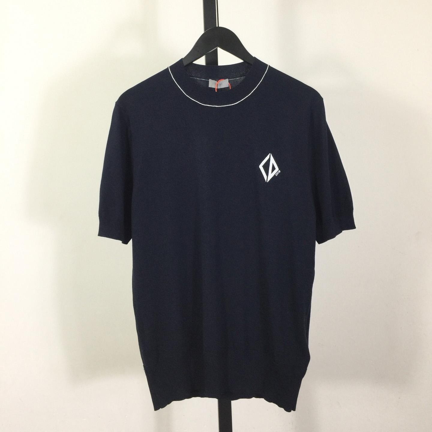 Dior CD Diamond Short-Sleeved Sweater  - DopestKickz
