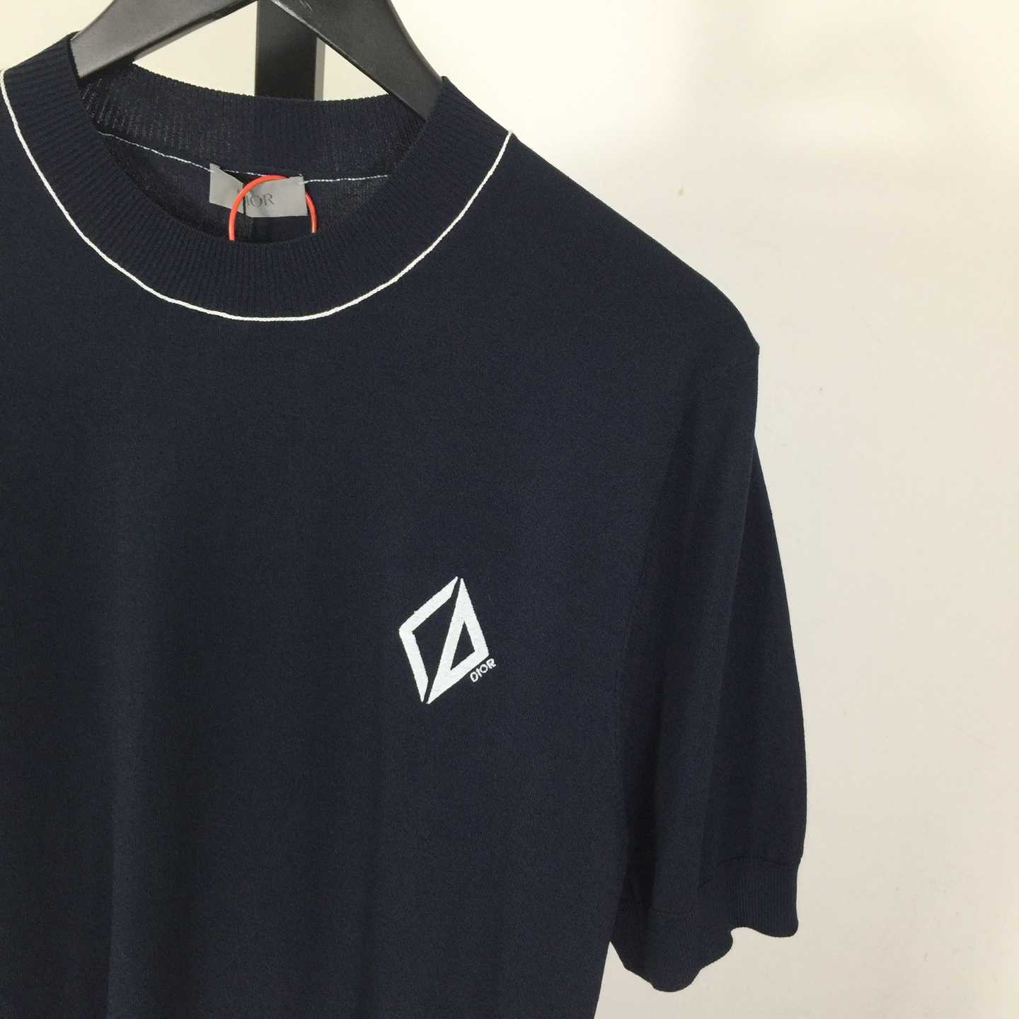 Dior CD Diamond Short-Sleeved Sweater  - DopestKickz