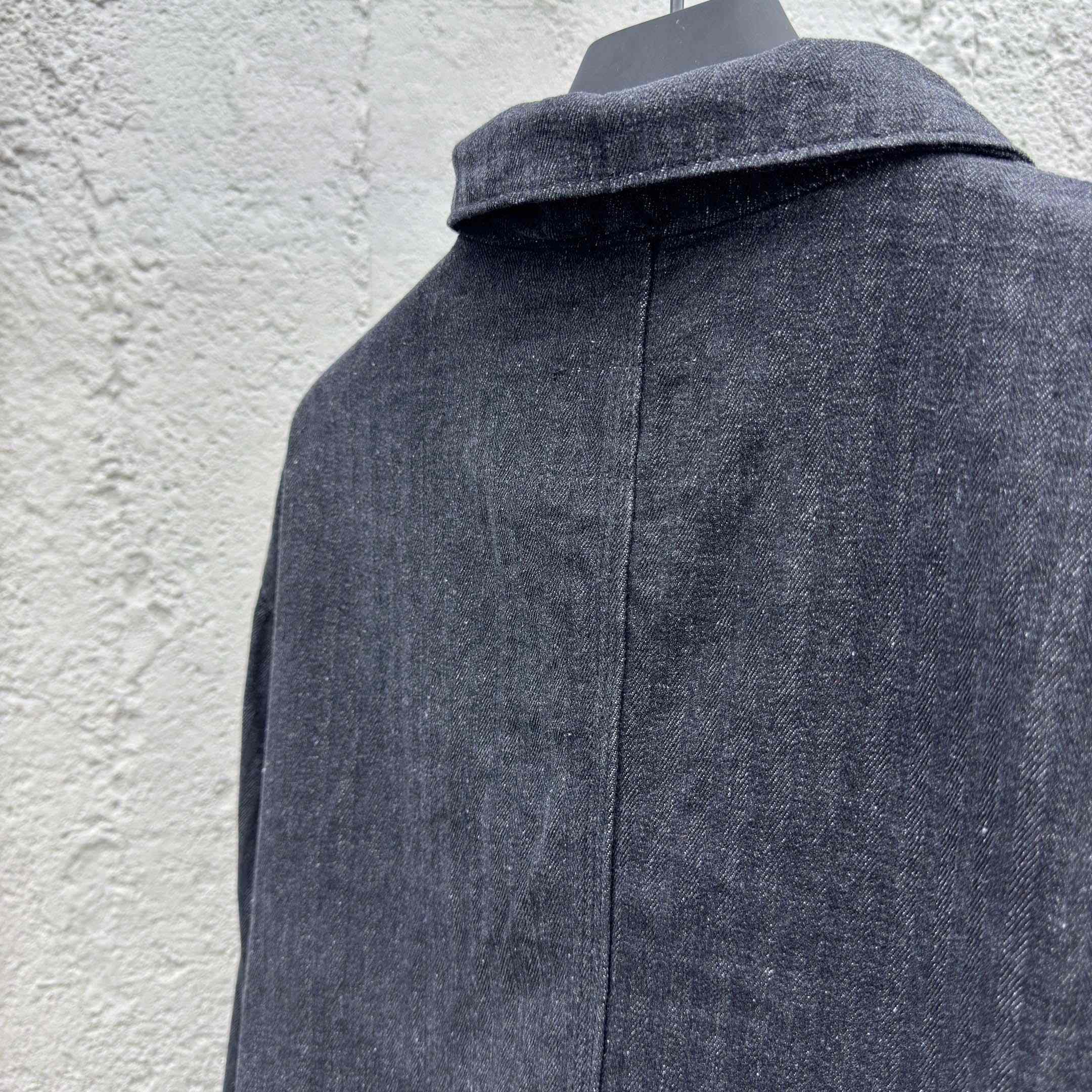 Prada Chevron Denim Blouson Jacket - DopestKickz