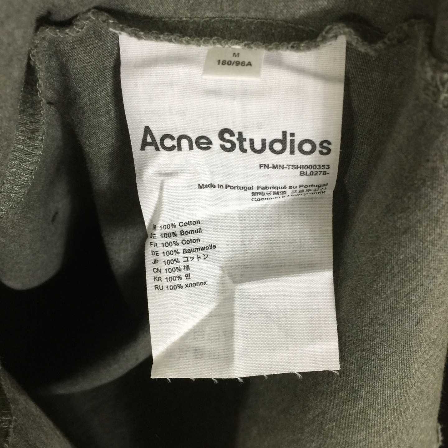 Acne Studios Relaxed Fit Logo T-shirt - DopestKickz
