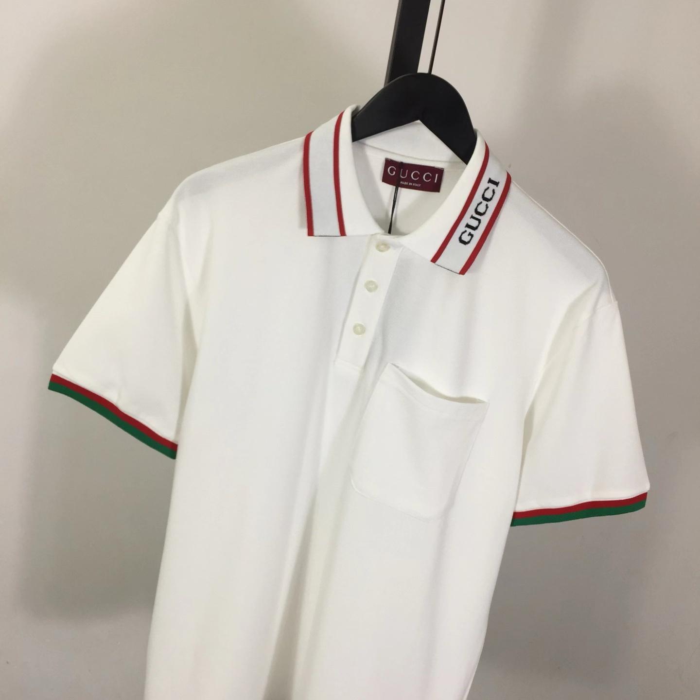 Gucci Cotton Piquet Polo Shirt - DopestKickz