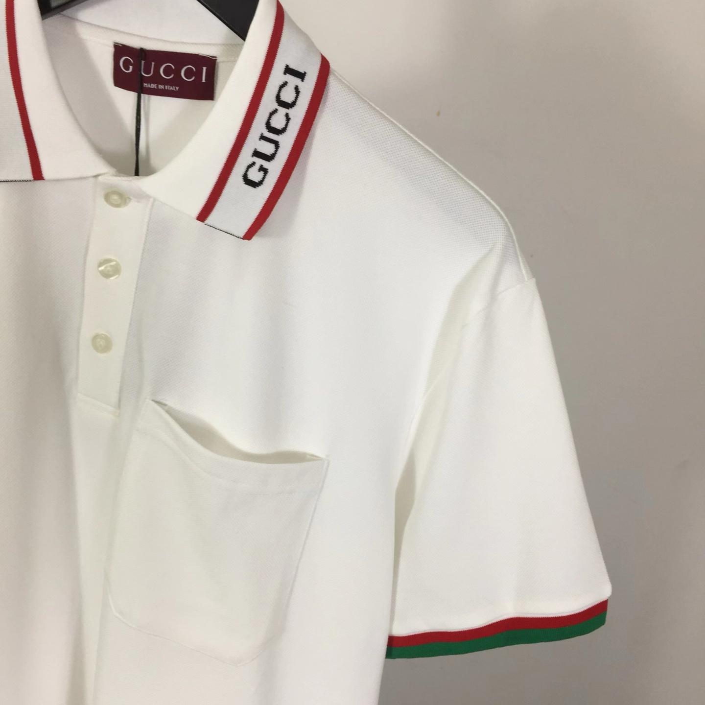 Gucci Cotton Piquet Polo Shirt - DopestKickz