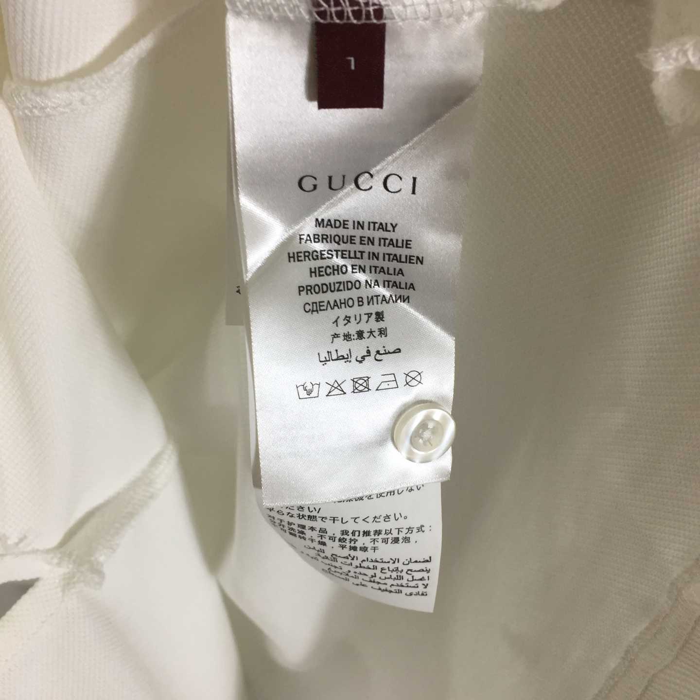 Gucci Cotton Piquet Polo Shirt - DopestKickz