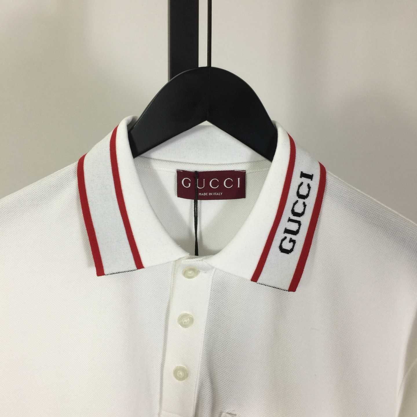Gucci Cotton Piquet Polo Shirt - DopestKickz