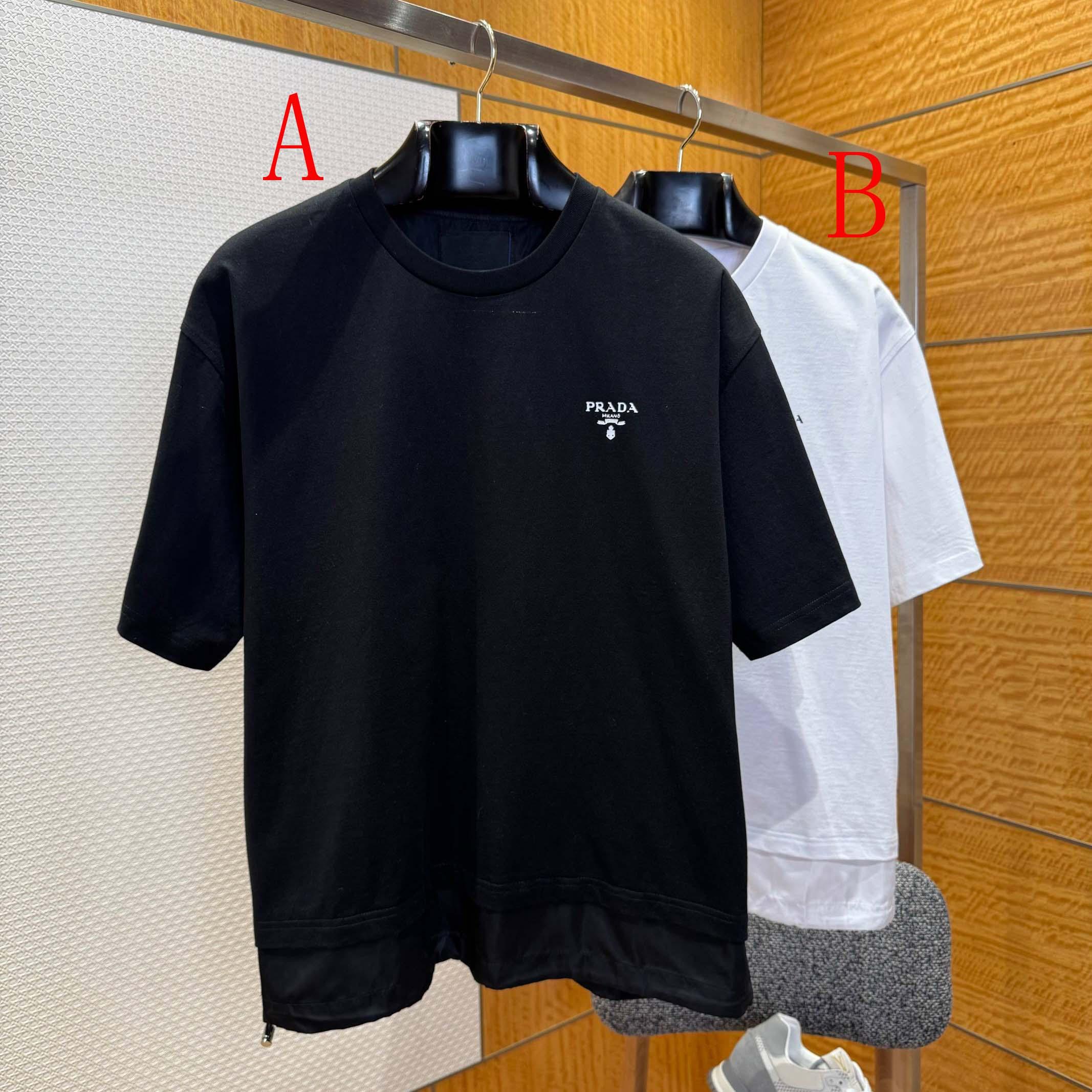 Prada Logo-print Layered-detail T-shirt - DopestKickz