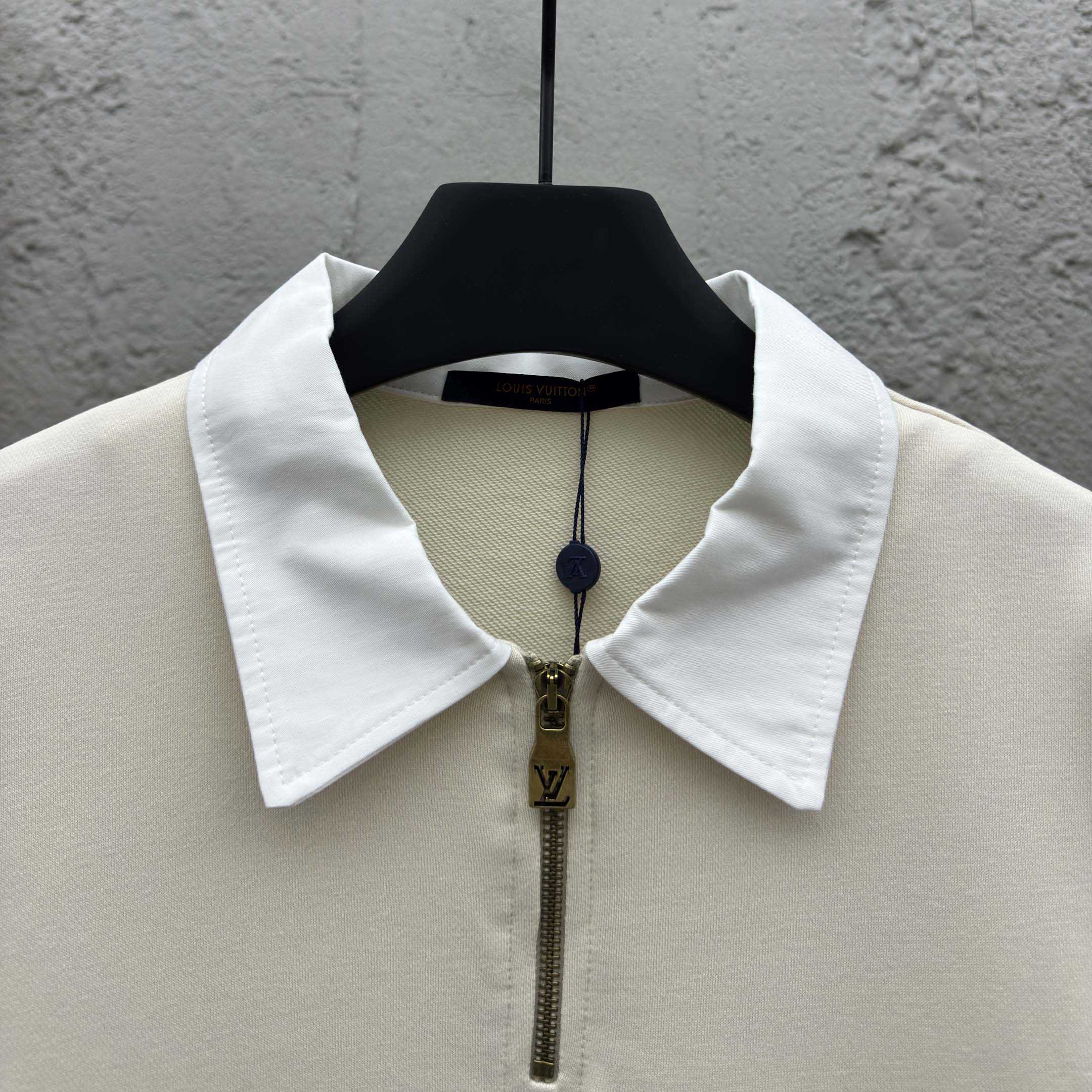 Louis Vuitton Embellished Half Zip Sweatshirt   1AHW29 - DopestKickz