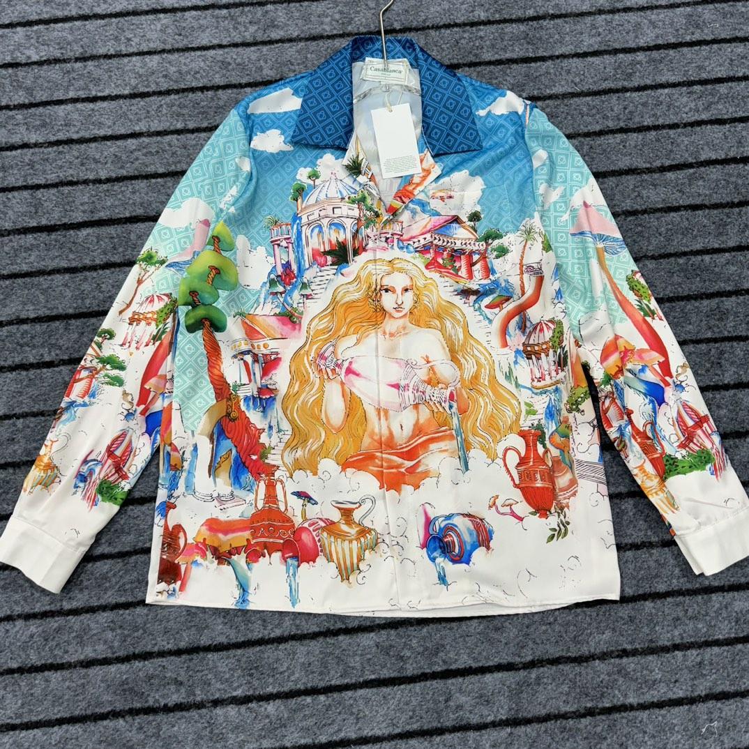 Casablanca The Road To Knowledge Shirt YF1229  (50% Off Sale) - DopestKickz