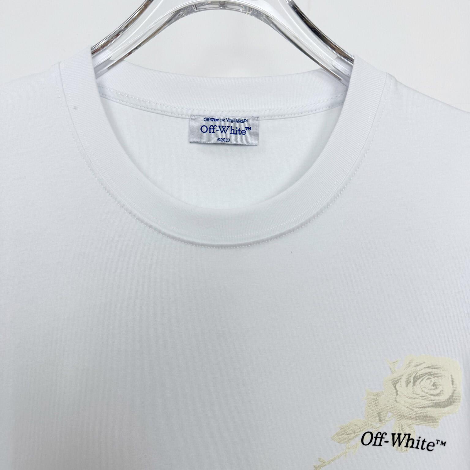 Off-White Roses Arrows-print T-shirt  - DopestKickz