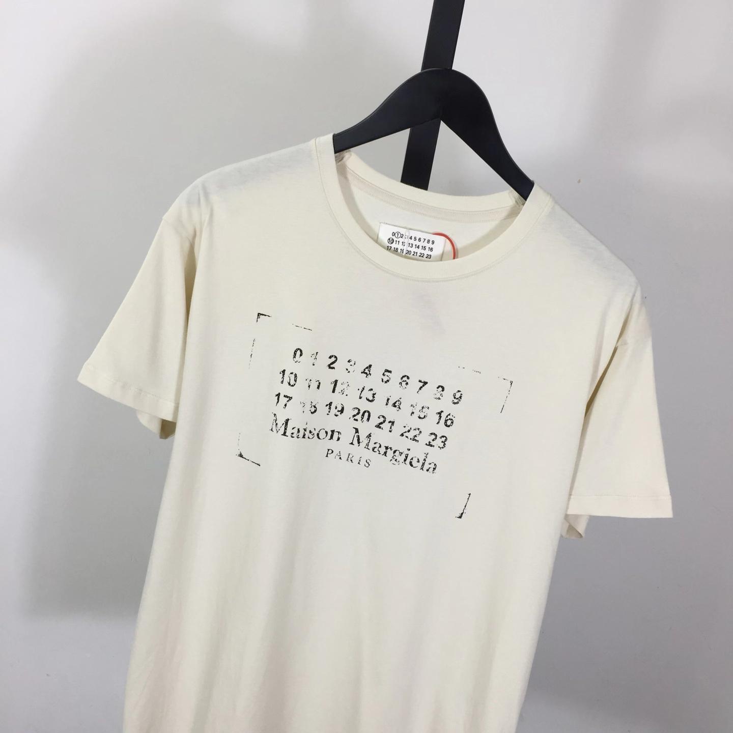 Maison Margiela Printed cotton-jersey T-shirt - DopestKickz