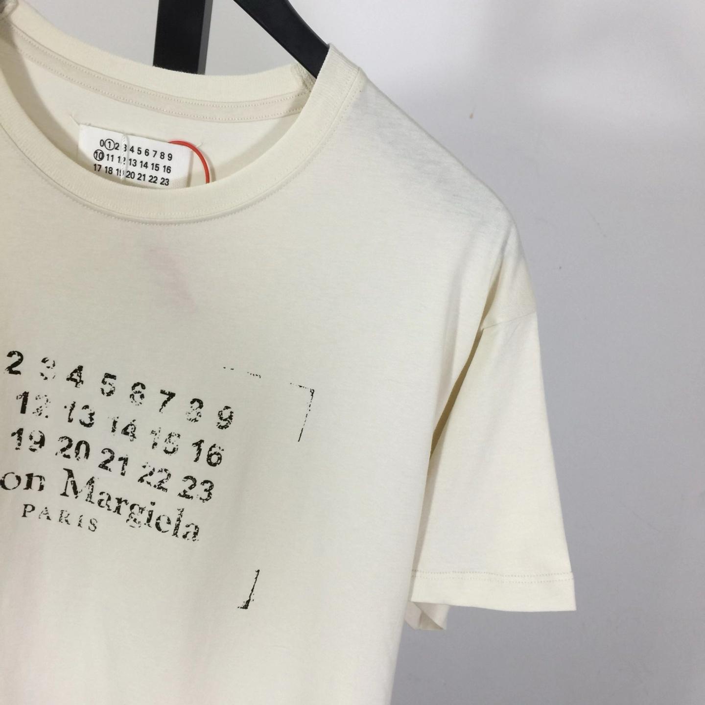 Maison Margiela Printed cotton-jersey T-shirt - DopestKickz