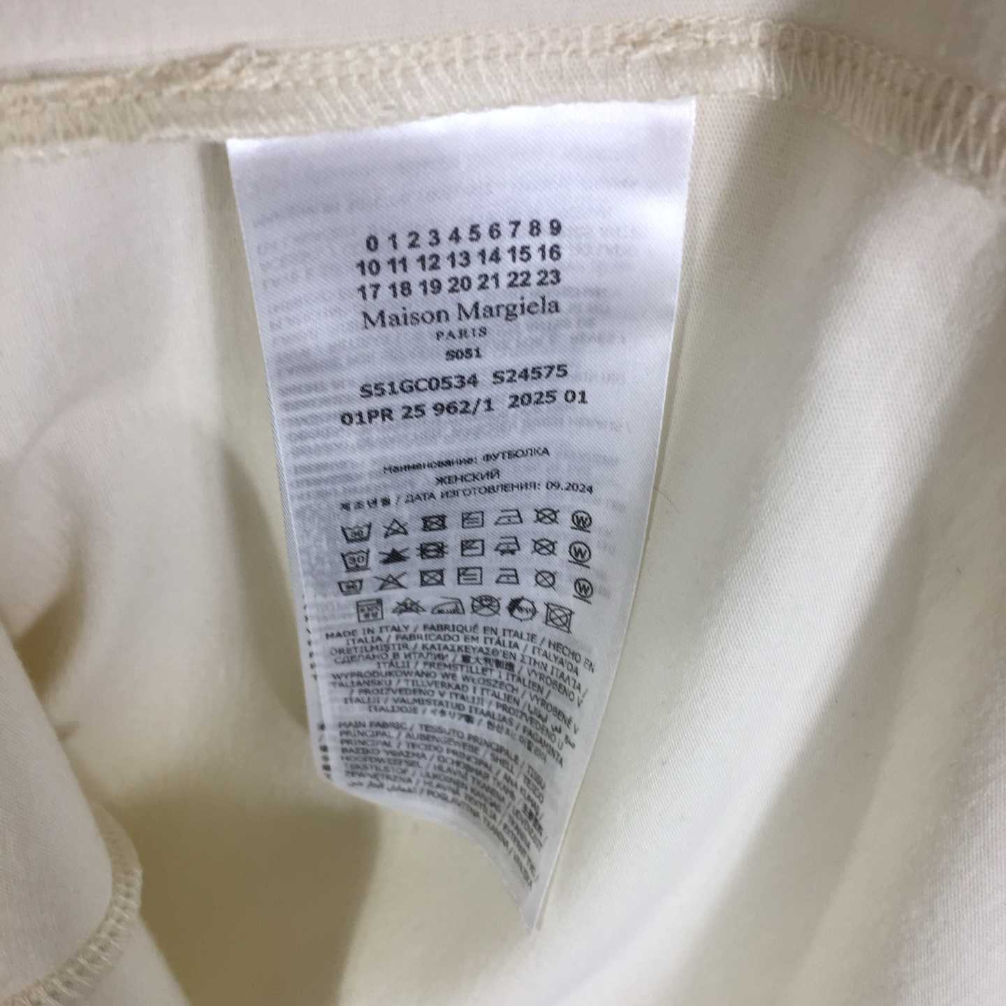 Maison Margiela Printed cotton-jersey T-shirt - DopestKickz