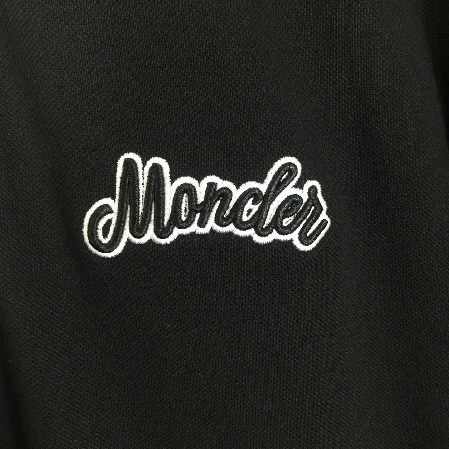 Moncler Logo Cotton Polo Shirt - DopestKickz