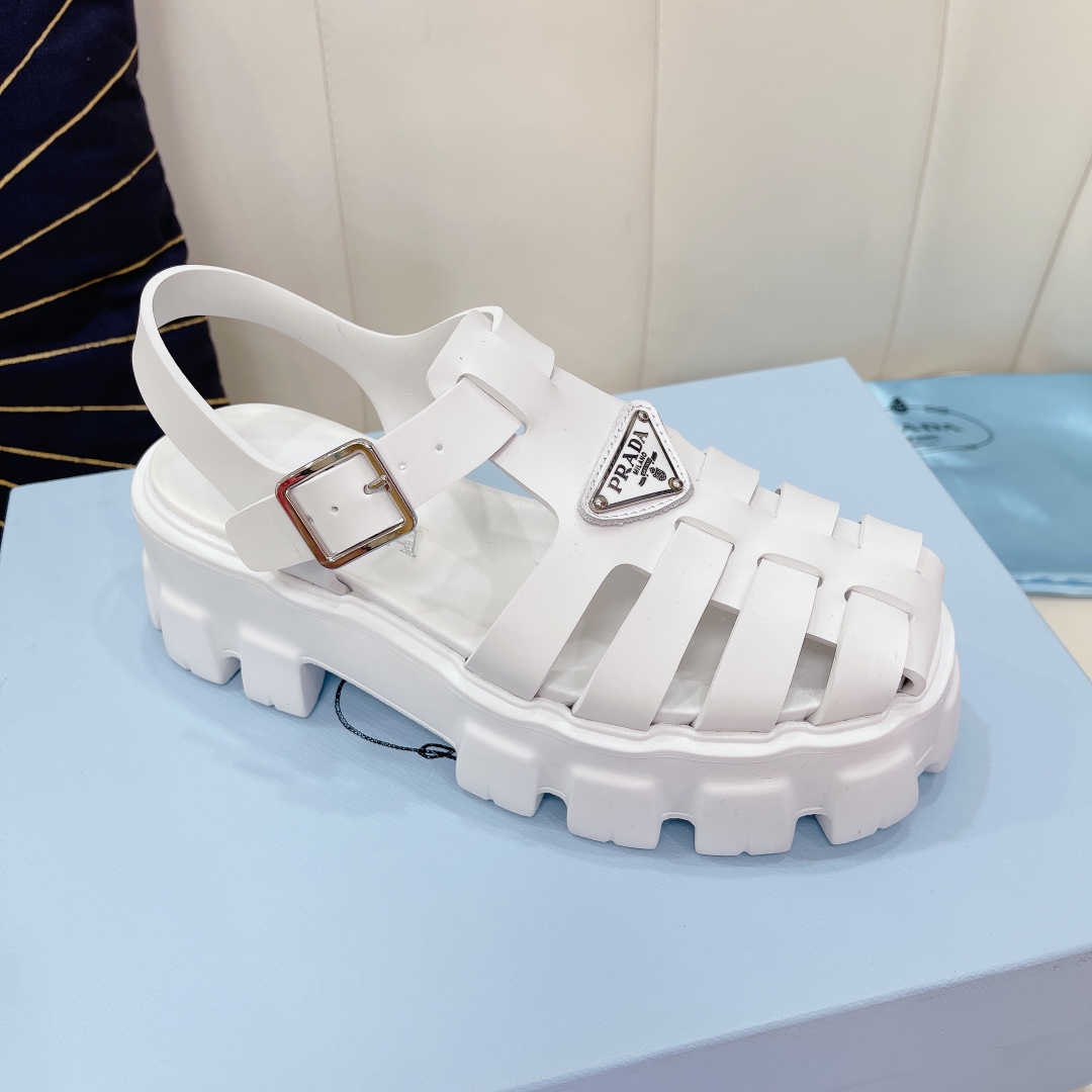 Prada Foam Rubber Sandals - DopestKickz