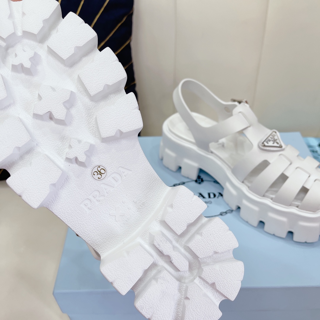 Prada Foam Rubber Sandals - DopestKickz