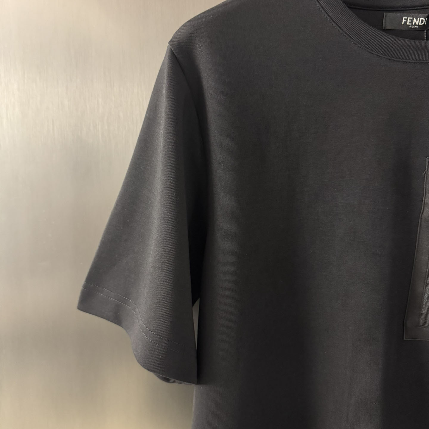 Fendi Black Jersey T-shirt - DopestKickz