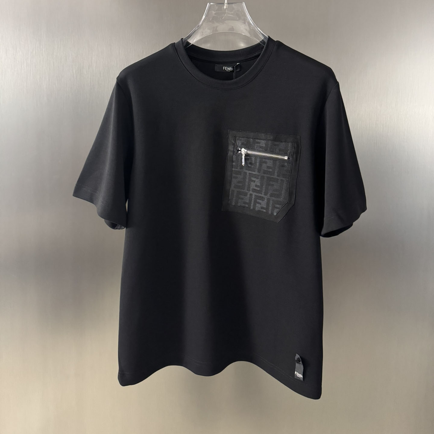 Fendi Black Jersey T-shirt - DopestKickz