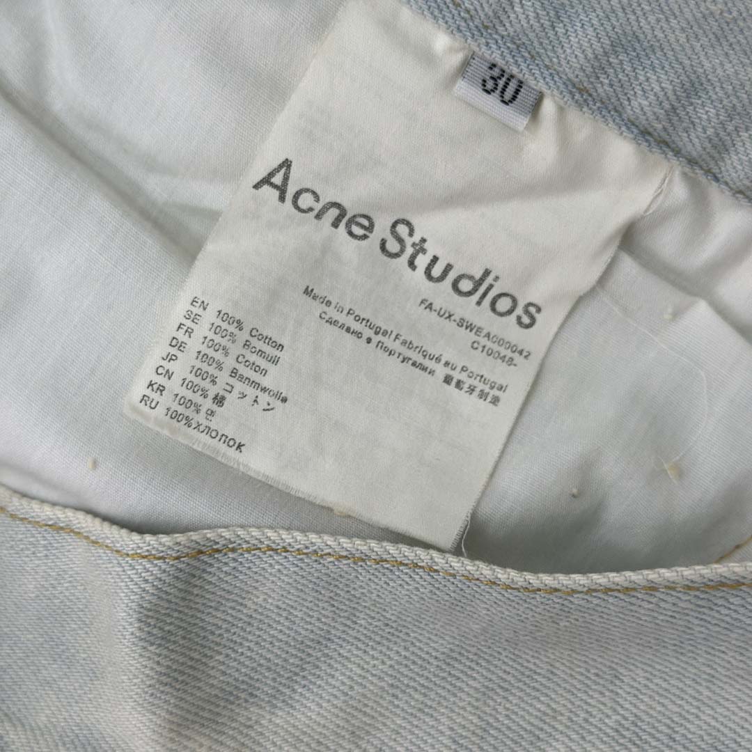 Acne Studios Denim Shorts - Loose Fit - DopestKickz