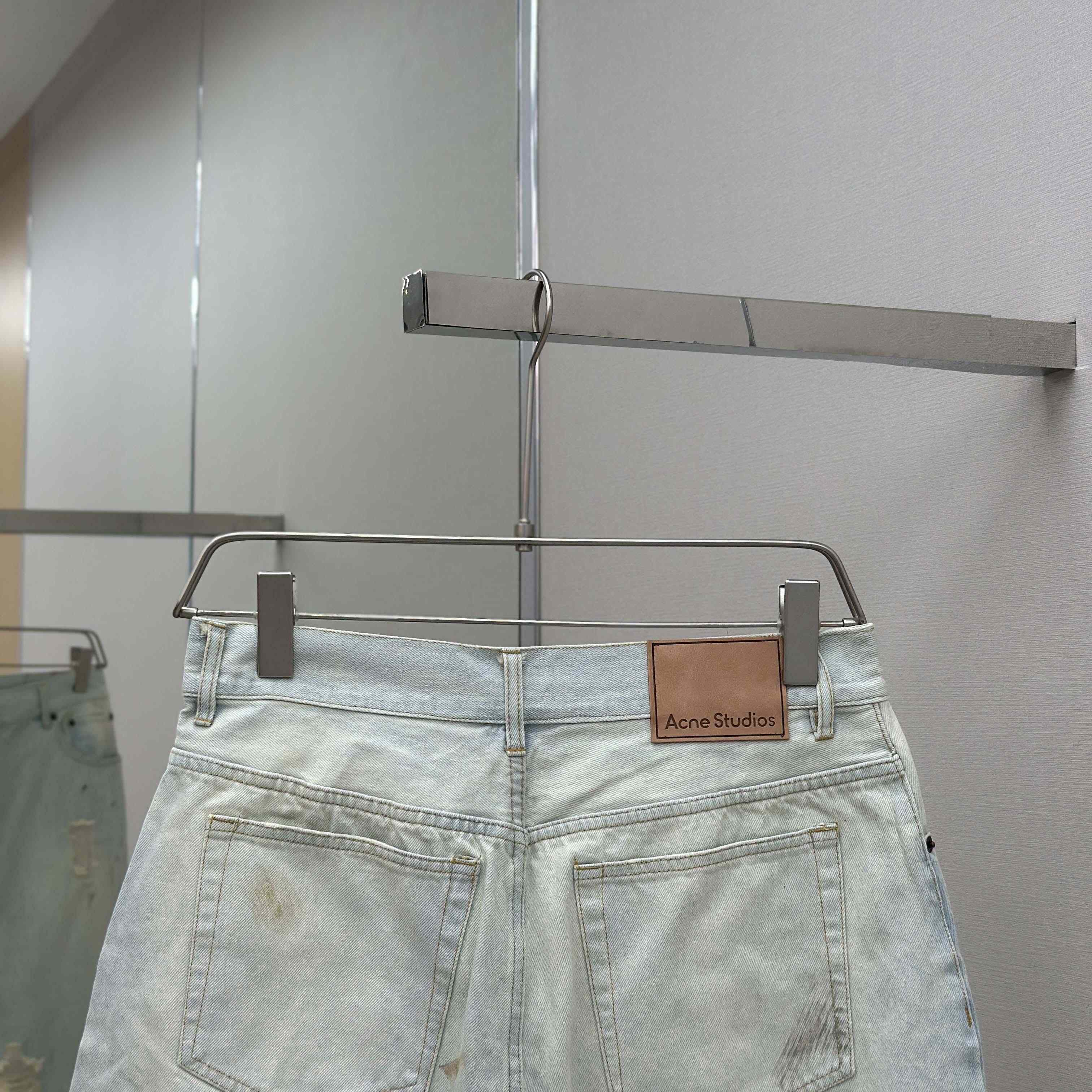 Acne Studios Denim Shorts - Loose Fit - DopestKickz
