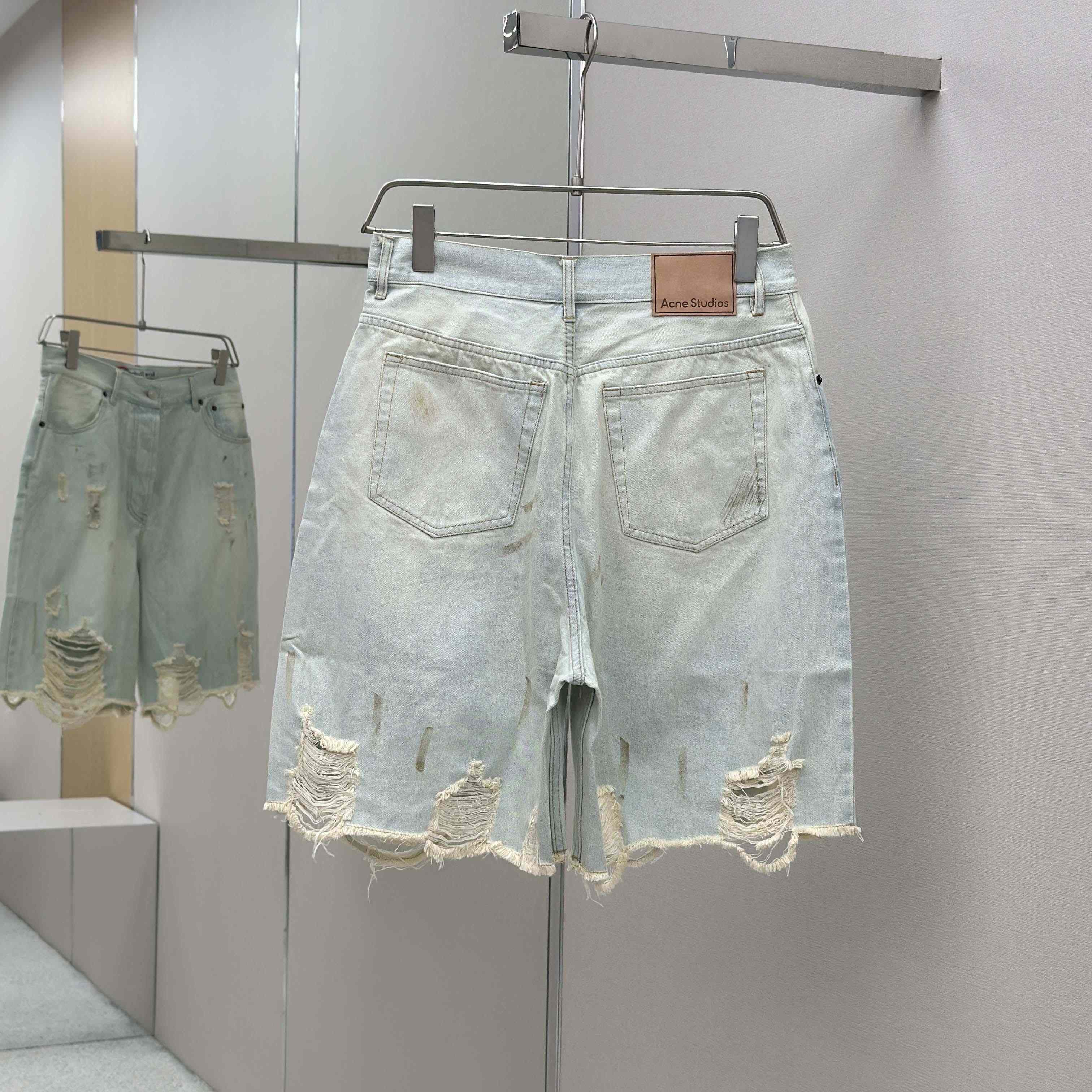 Acne Studios Denim Shorts - Loose Fit - DopestKickz