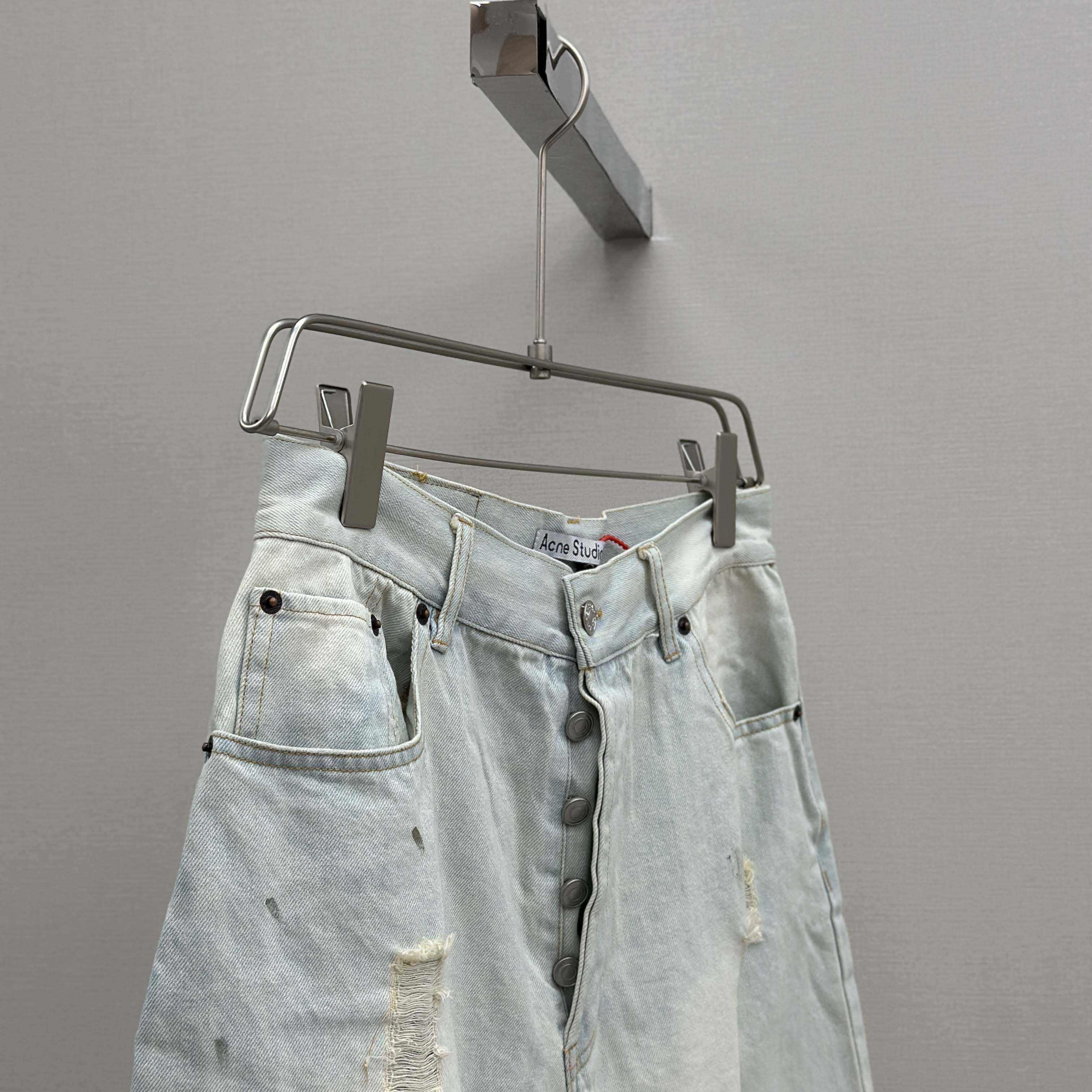 Acne Studios Denim Shorts - Loose Fit - DopestKickz