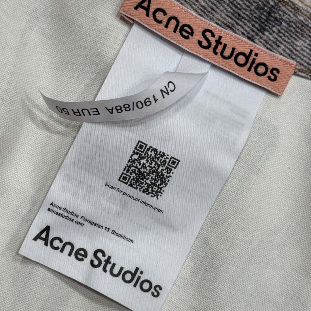 Acne Studios Jacket & Jean Trompe L'oeil Print - DopestKickz