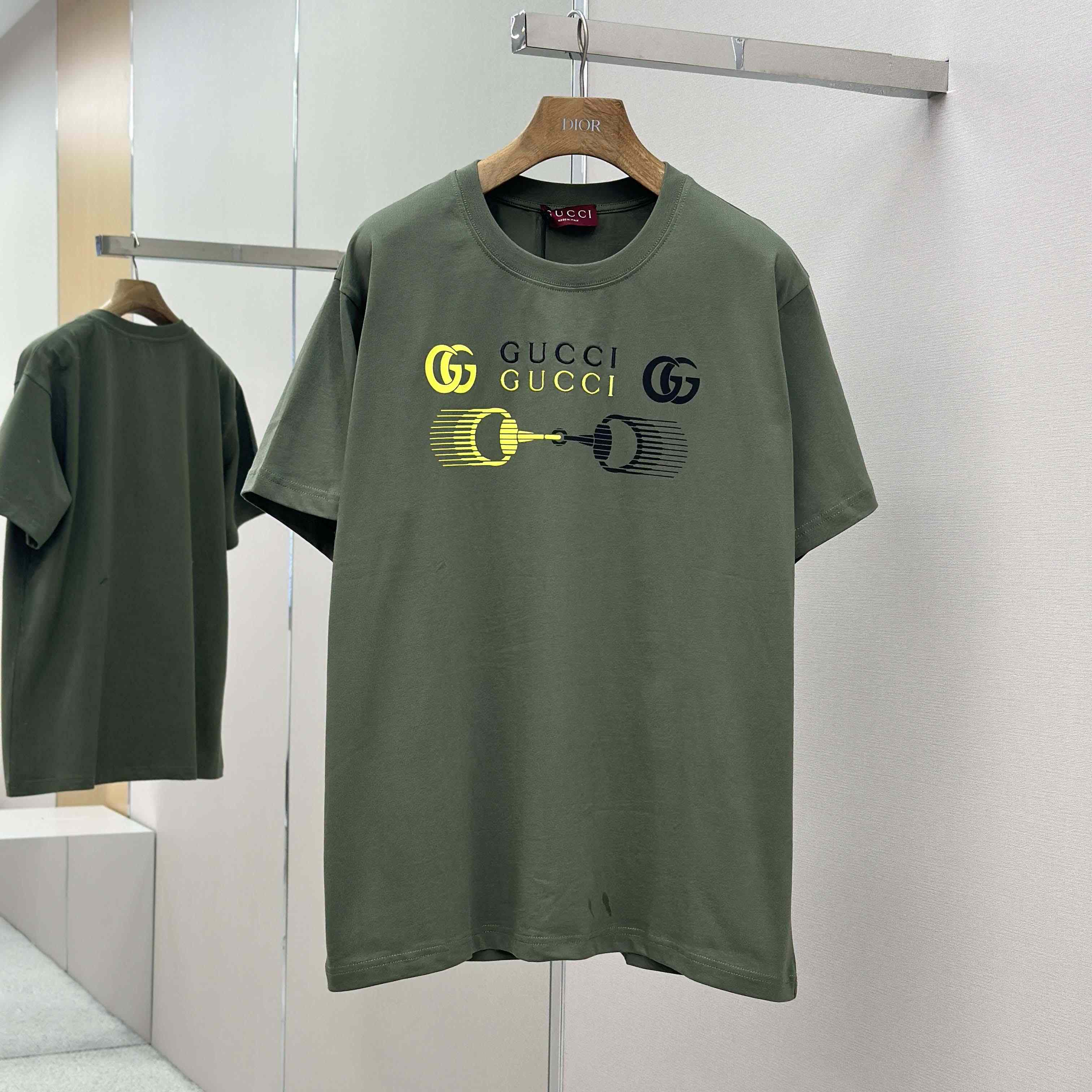 Gucci Printed Cotton Jersey T-shirt - DopestKickz
