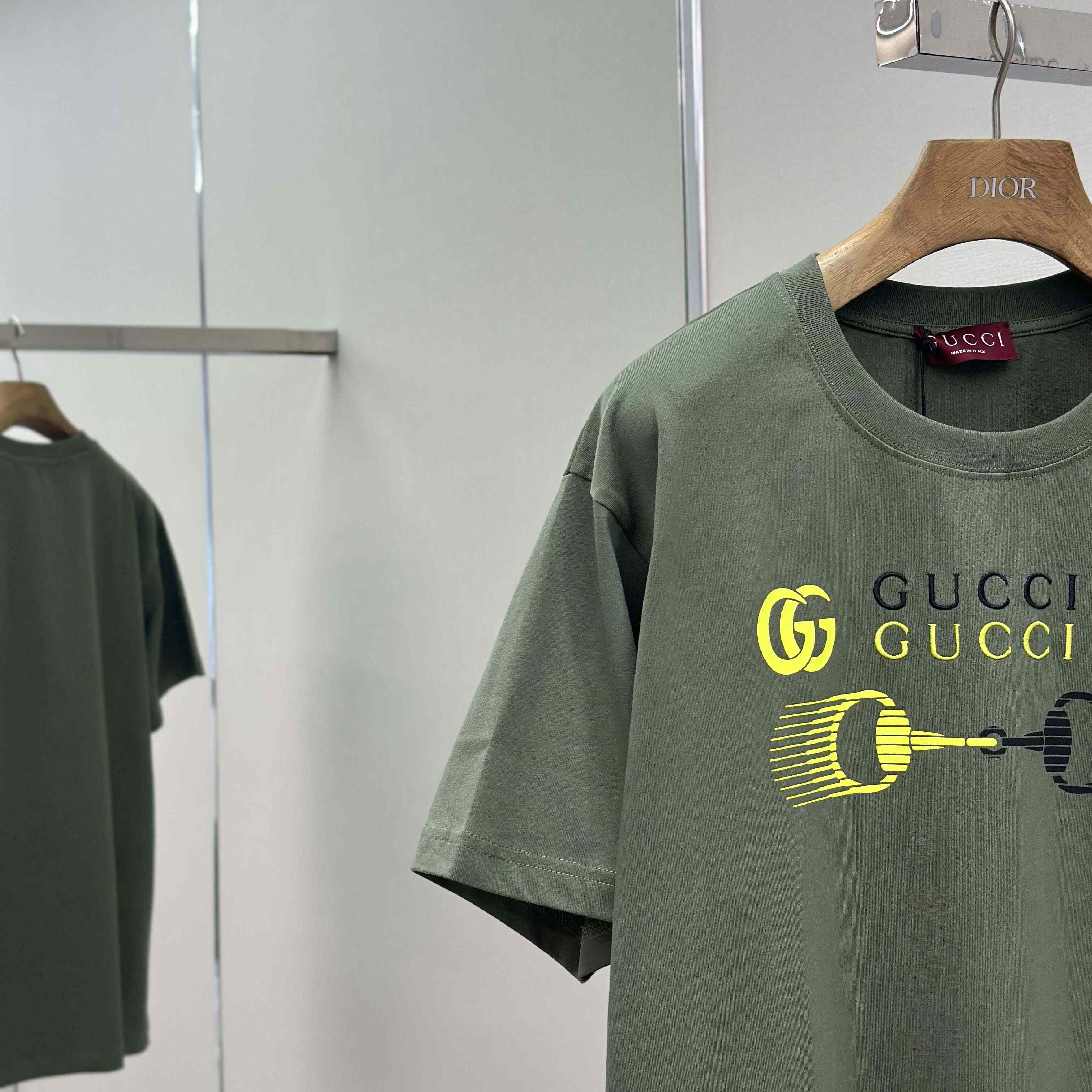 Gucci Printed Cotton Jersey T-shirt - DopestKickz