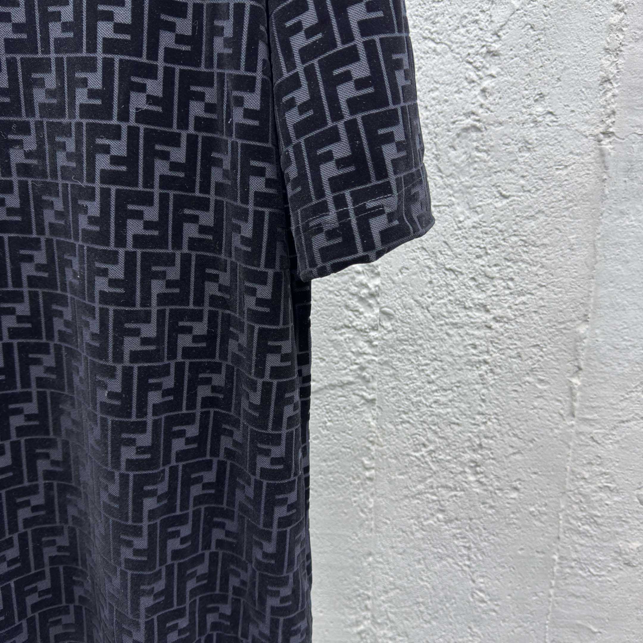 Fendi T-shirt In Black Piqué - DopestKickz