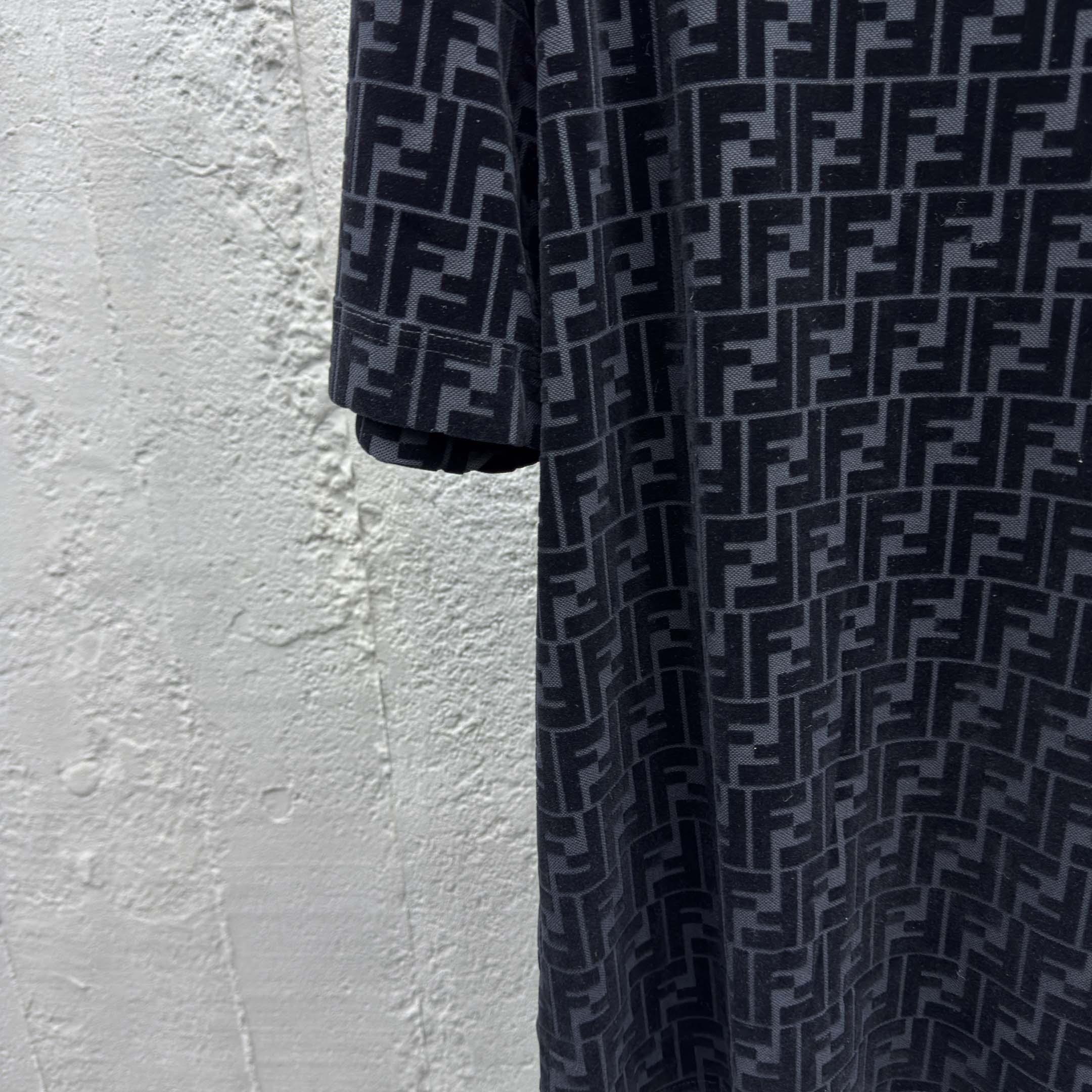 Fendi T-shirt In Black Piqué - DopestKickz